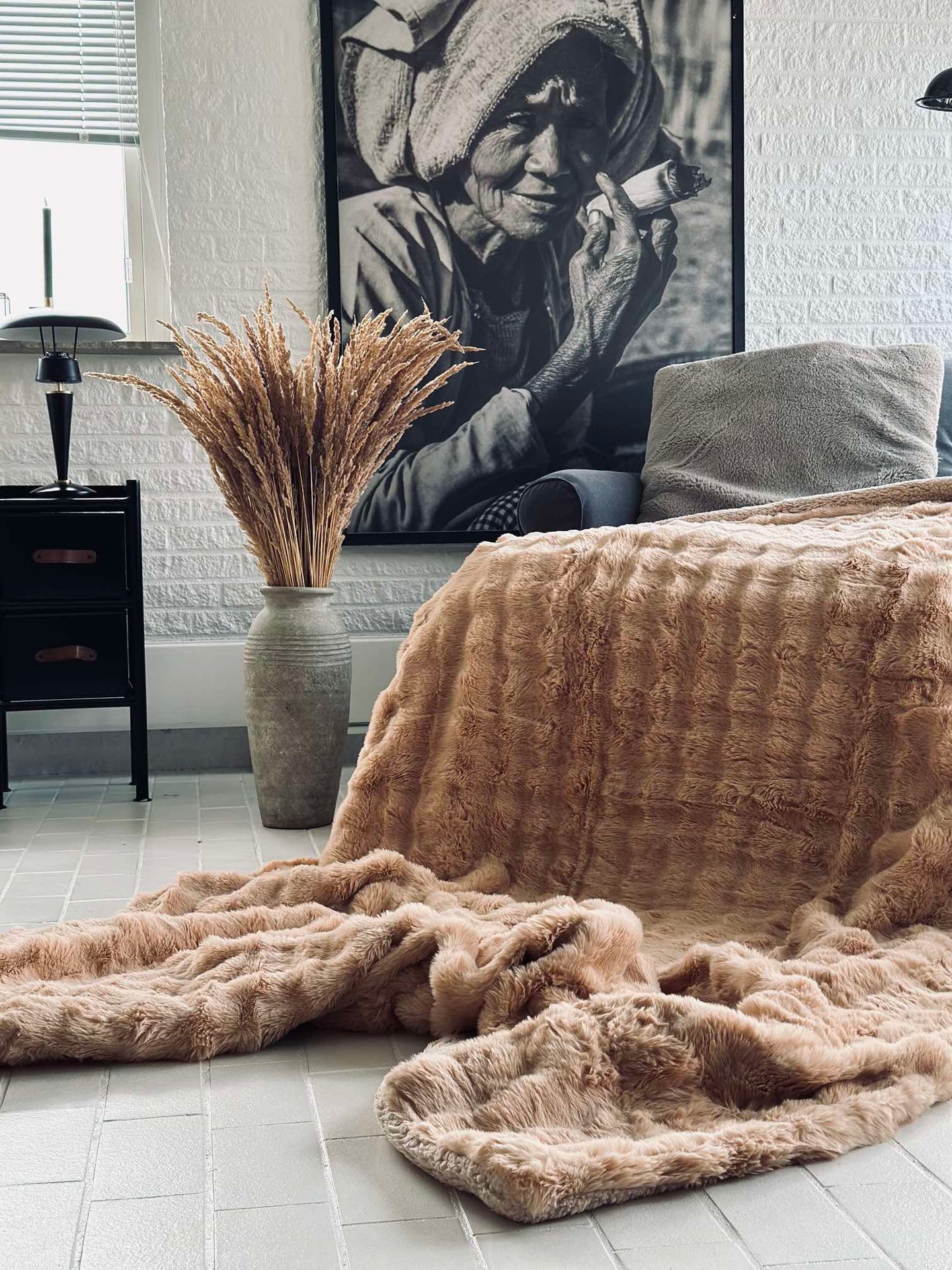 Sengeteppe BUBBLE - Beige