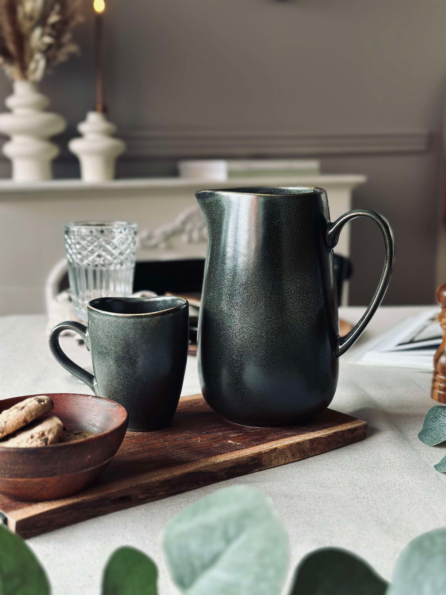 Kanne steintøy Grå 1,5 L