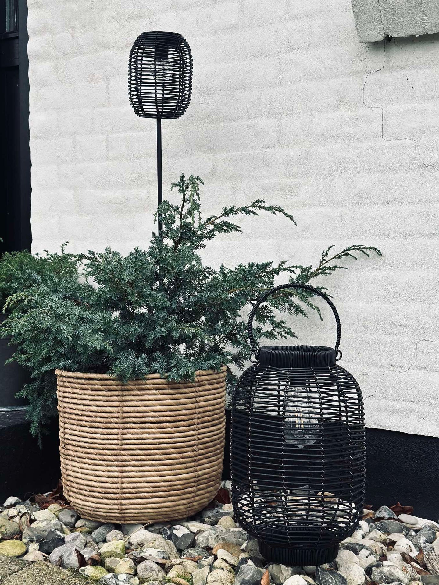 Lanterne Solar Molly Black