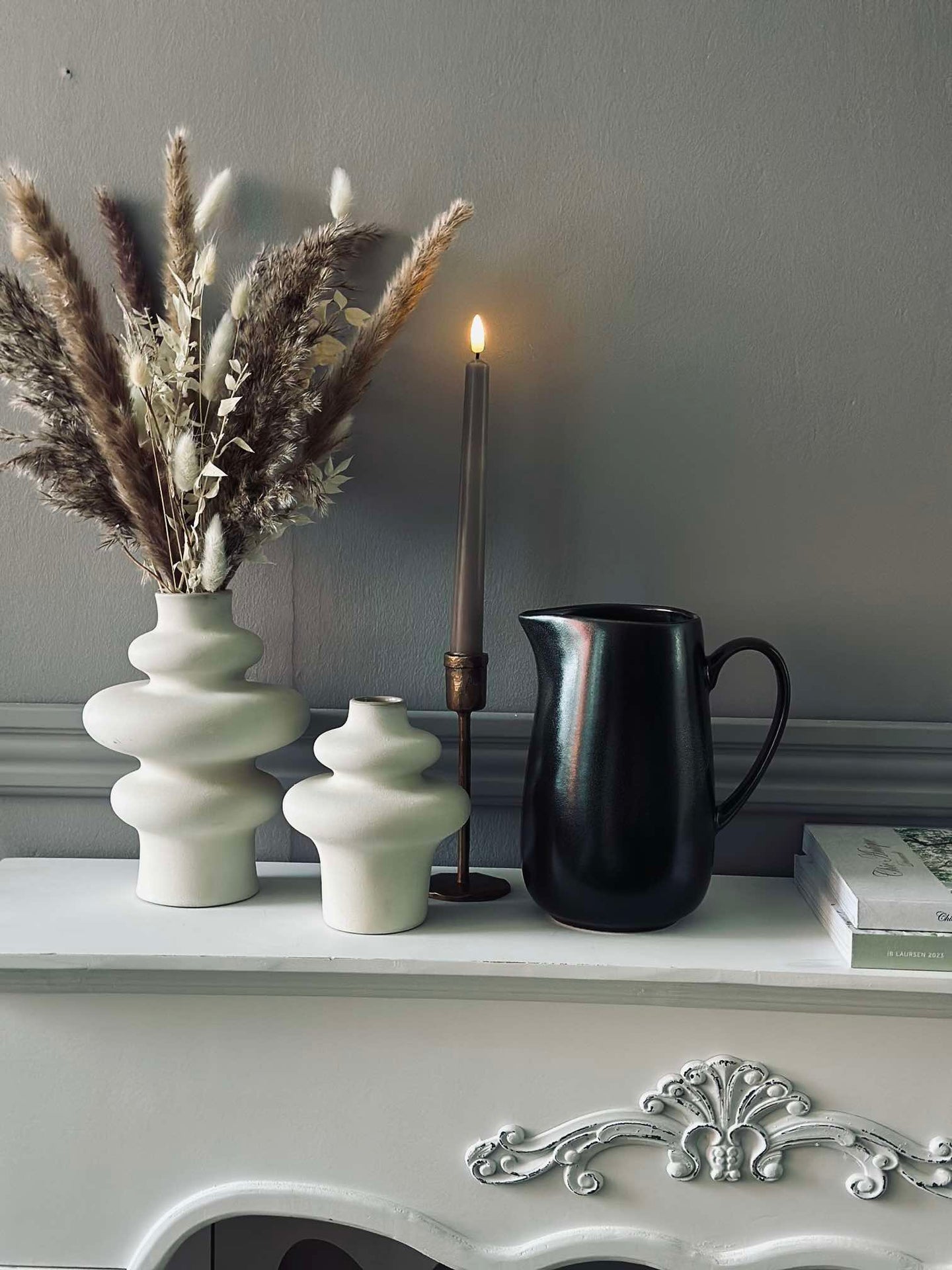 Kanne steintøy Grå 1,5 L