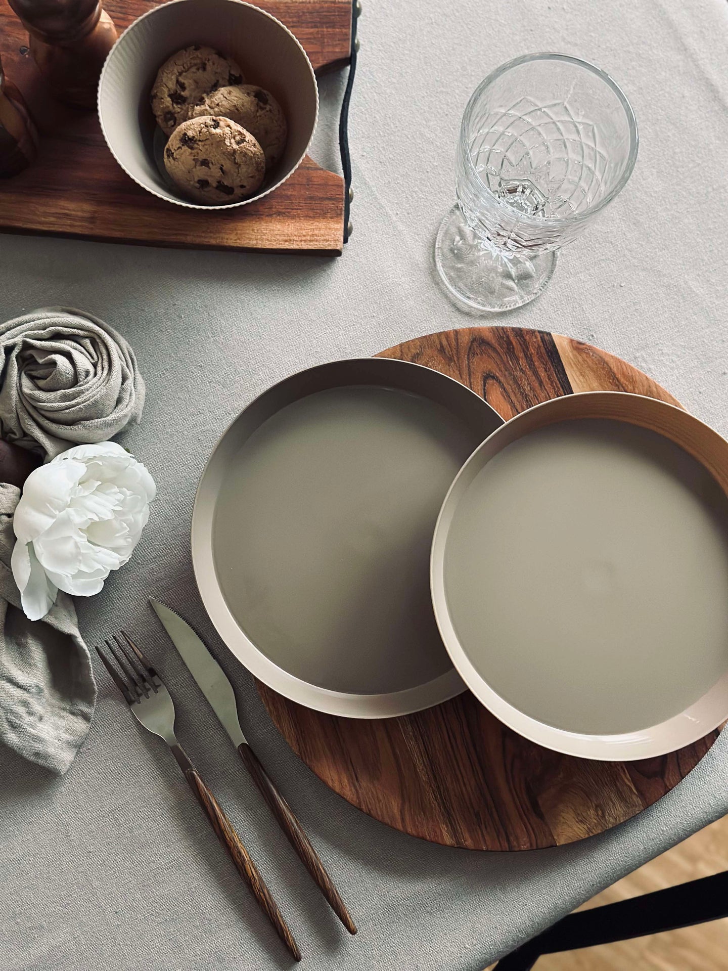 Norma tallerken 20cm - Mocca 2stk.