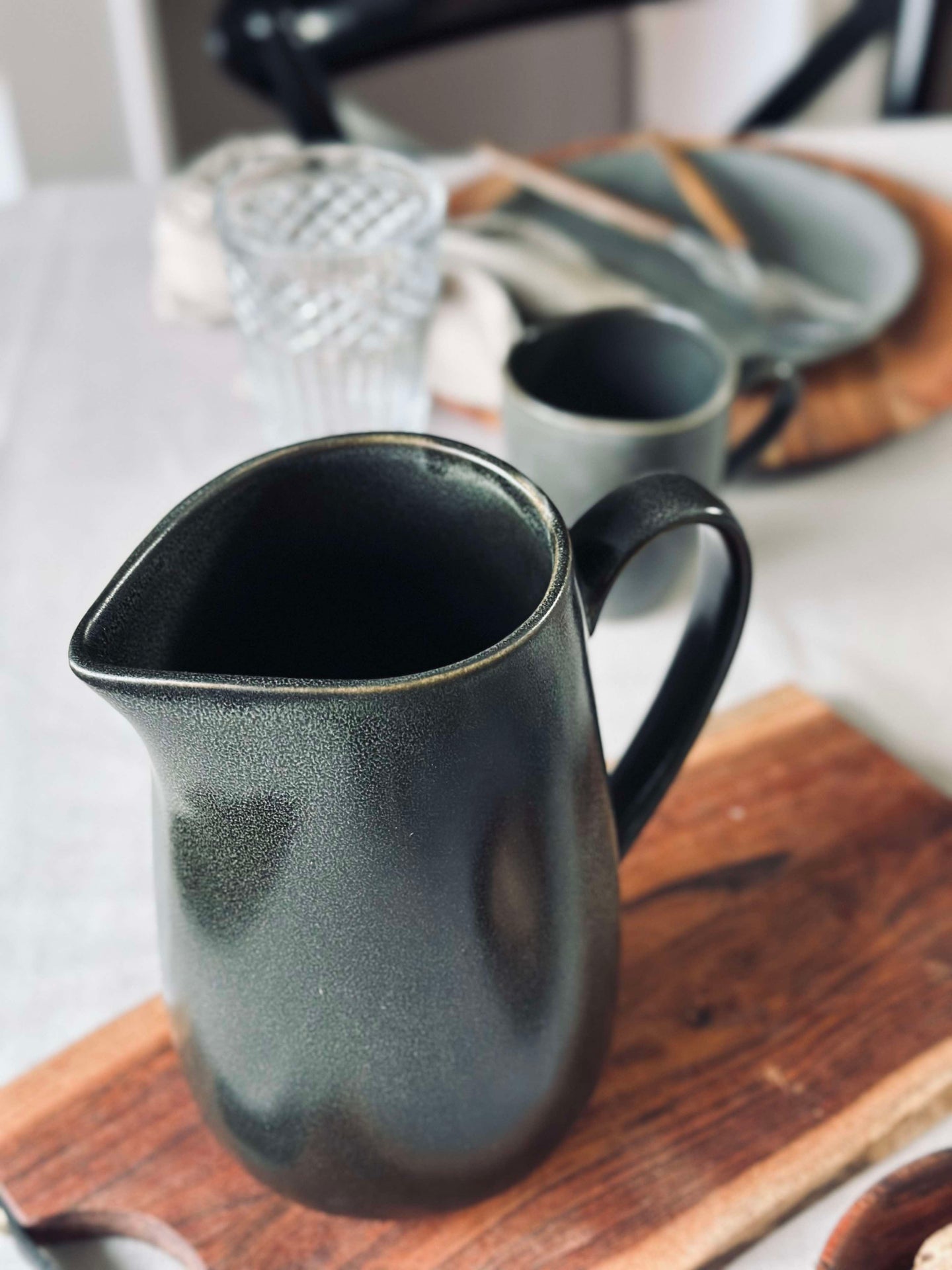 Kanne steintøy Grå 1,5 L