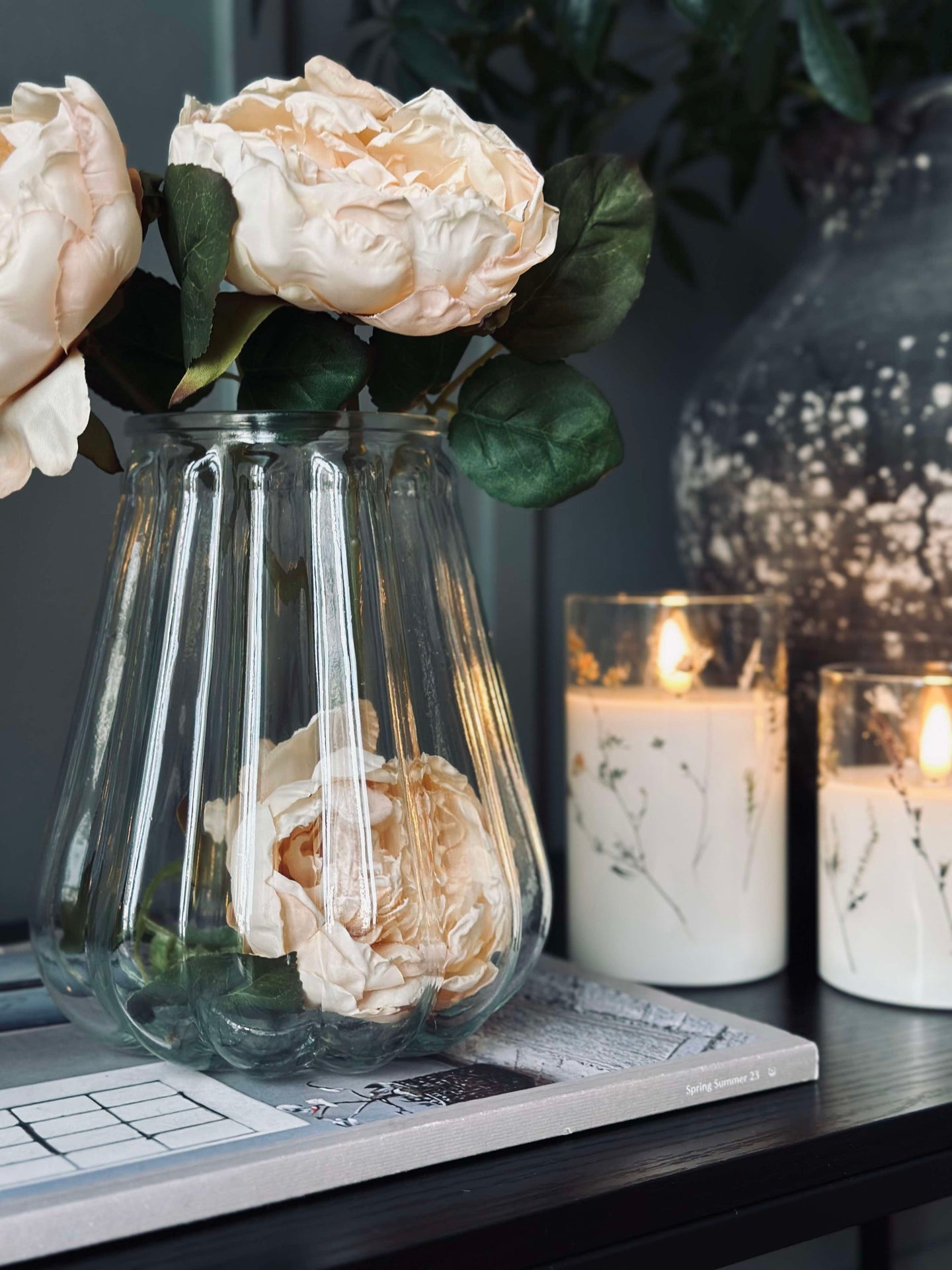 Vase Onion - Klar glass