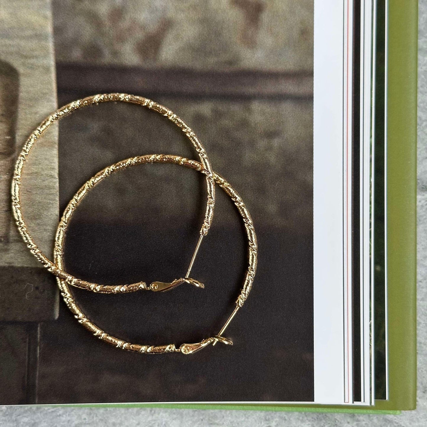 Øreringer ISADORA Hoops 18K forgylt