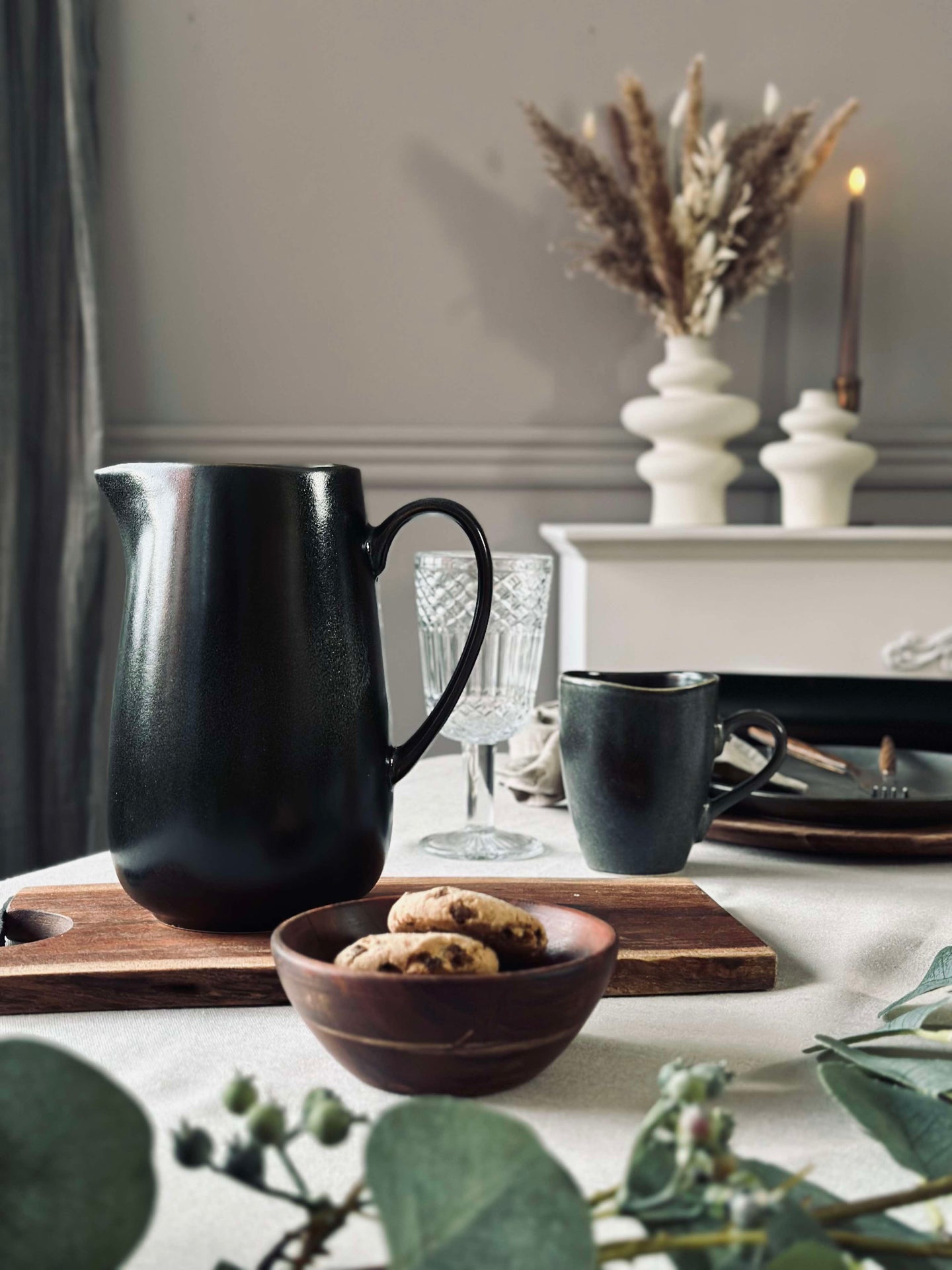 Kanne steintøy Grå 1,5 L