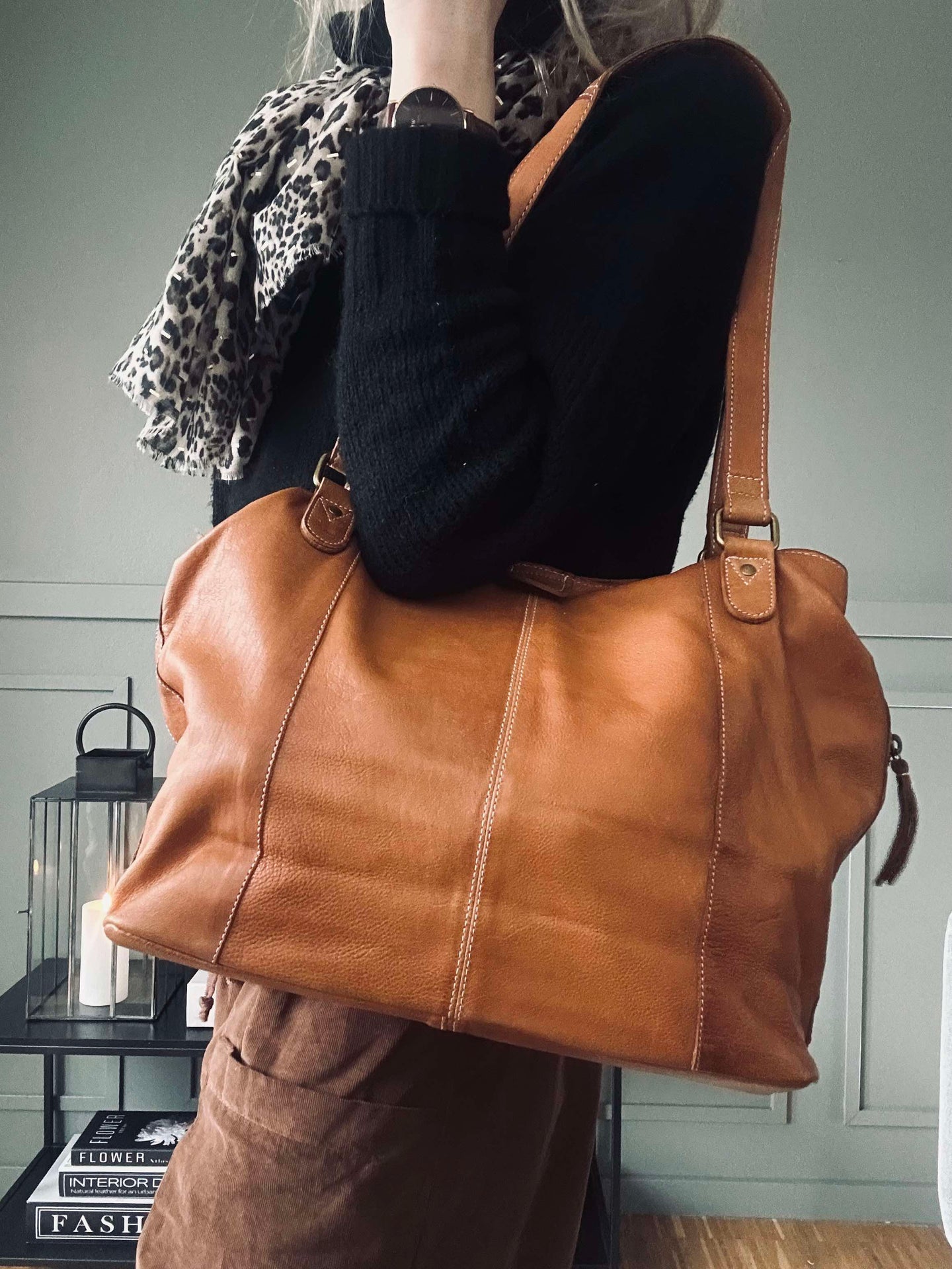 Veske Naomi Cognac