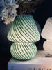 Mushroom Medium - Grønt munnblåst glass