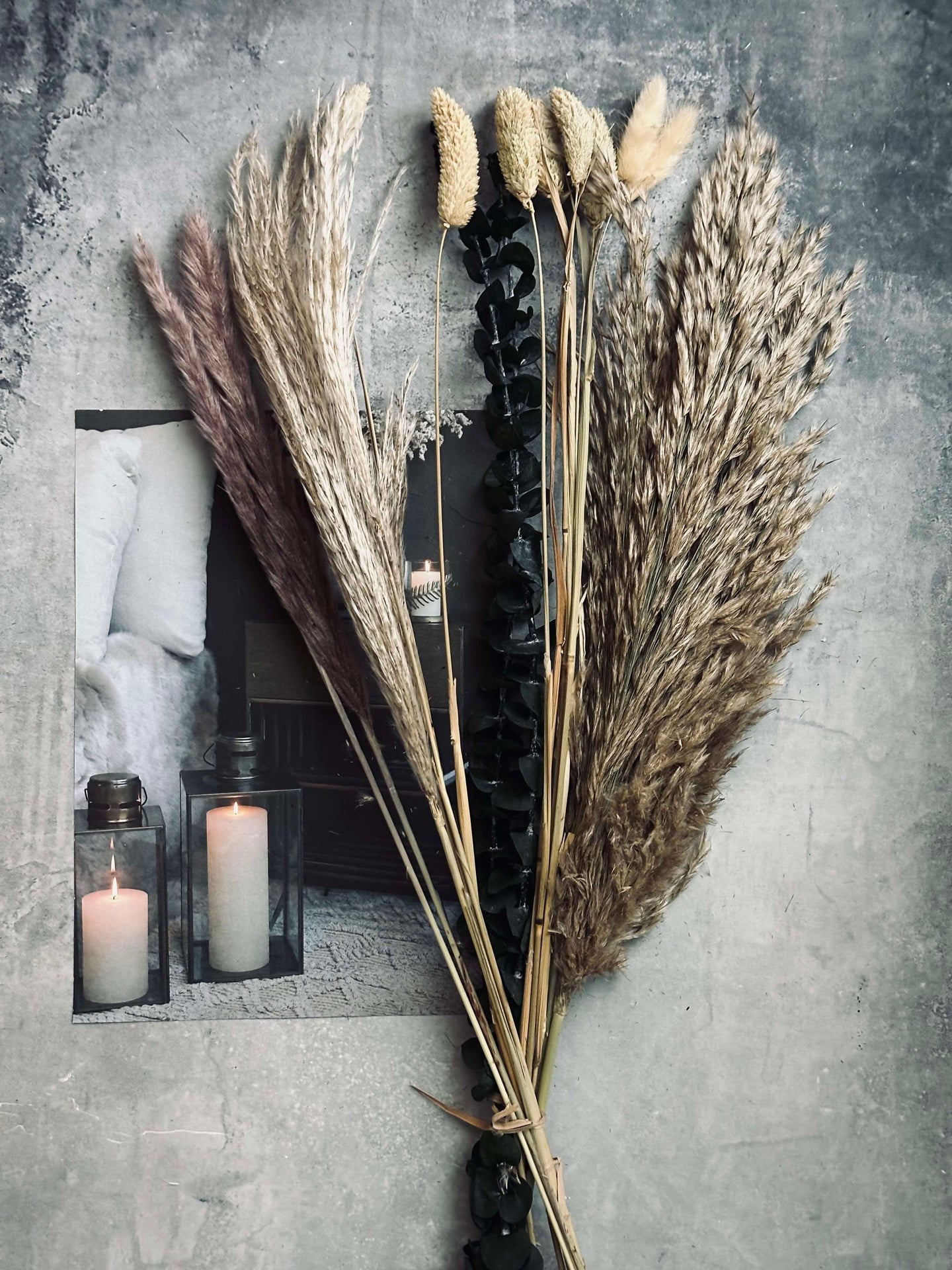 Evighetsbukett Natur - Grønn mix