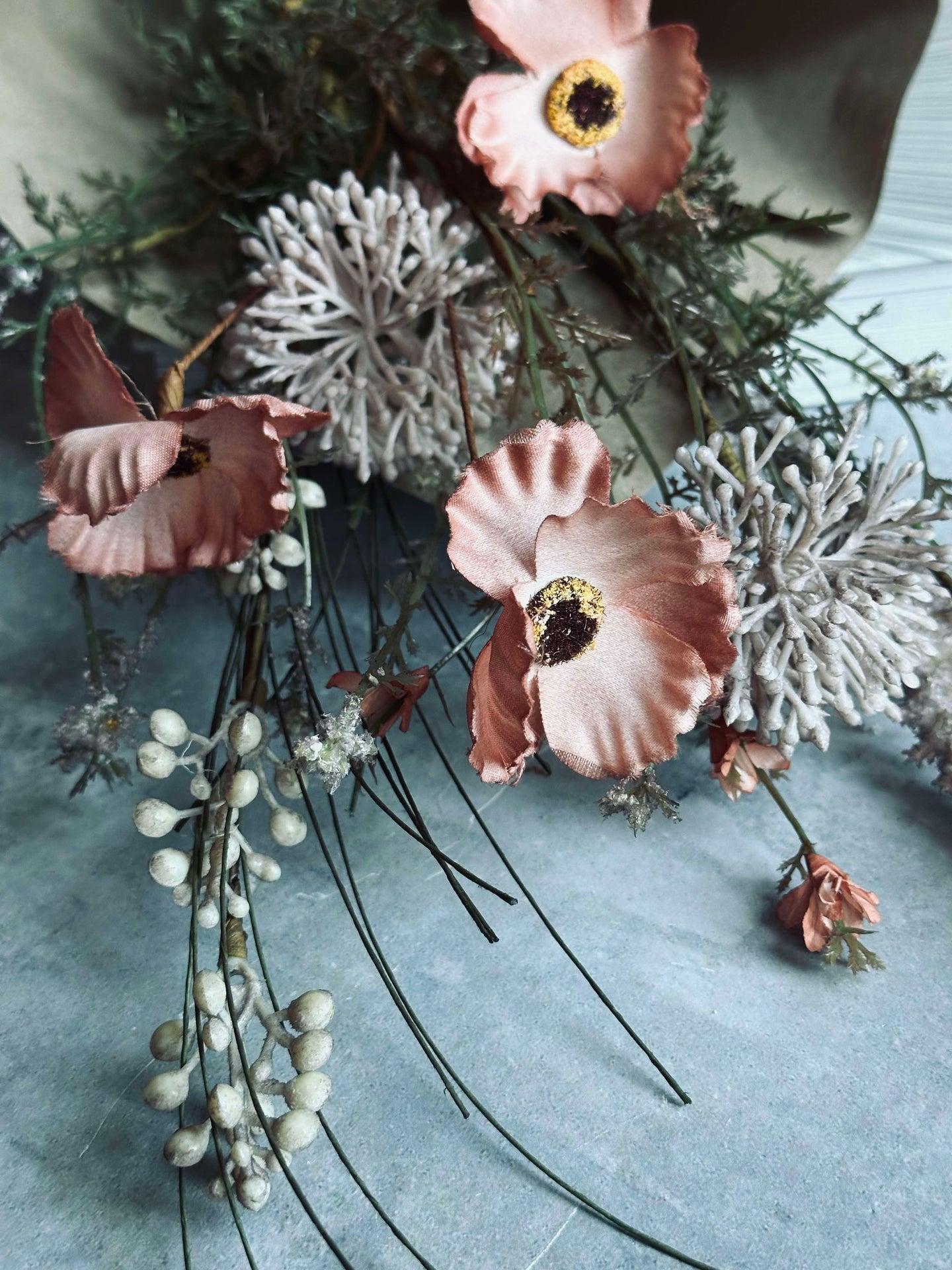 Bukett Rosa / lilla