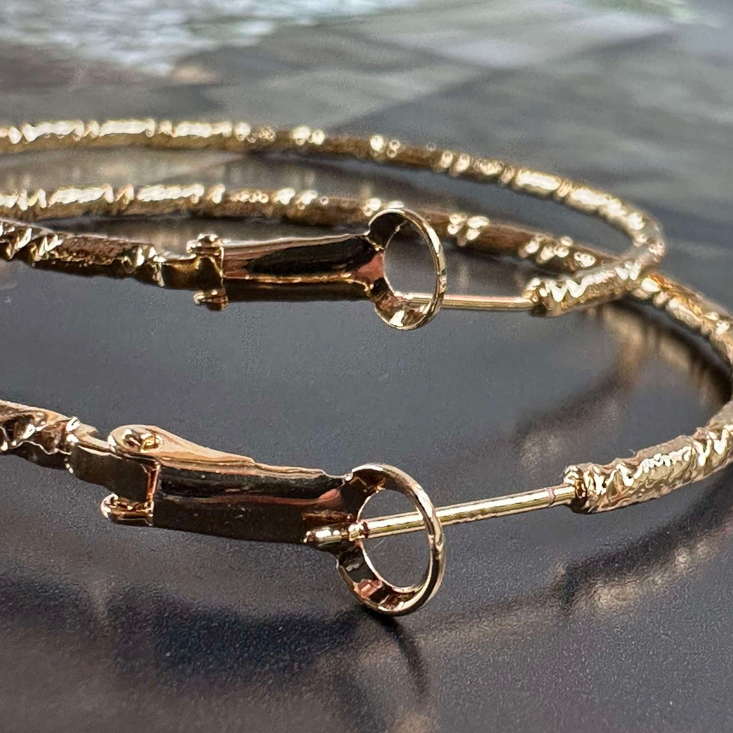 Øreringer ISADORA Hoops 18K forgylt