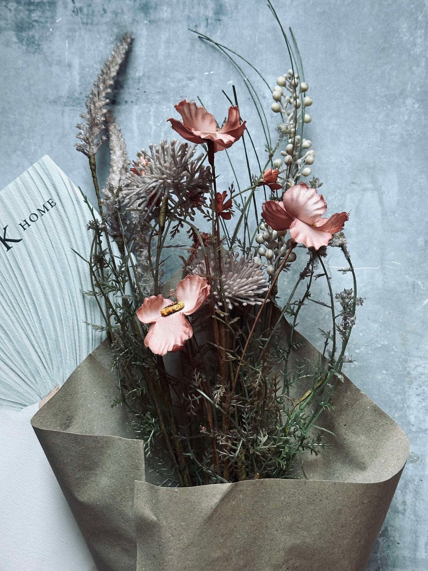 Bukett Rosa / lilla