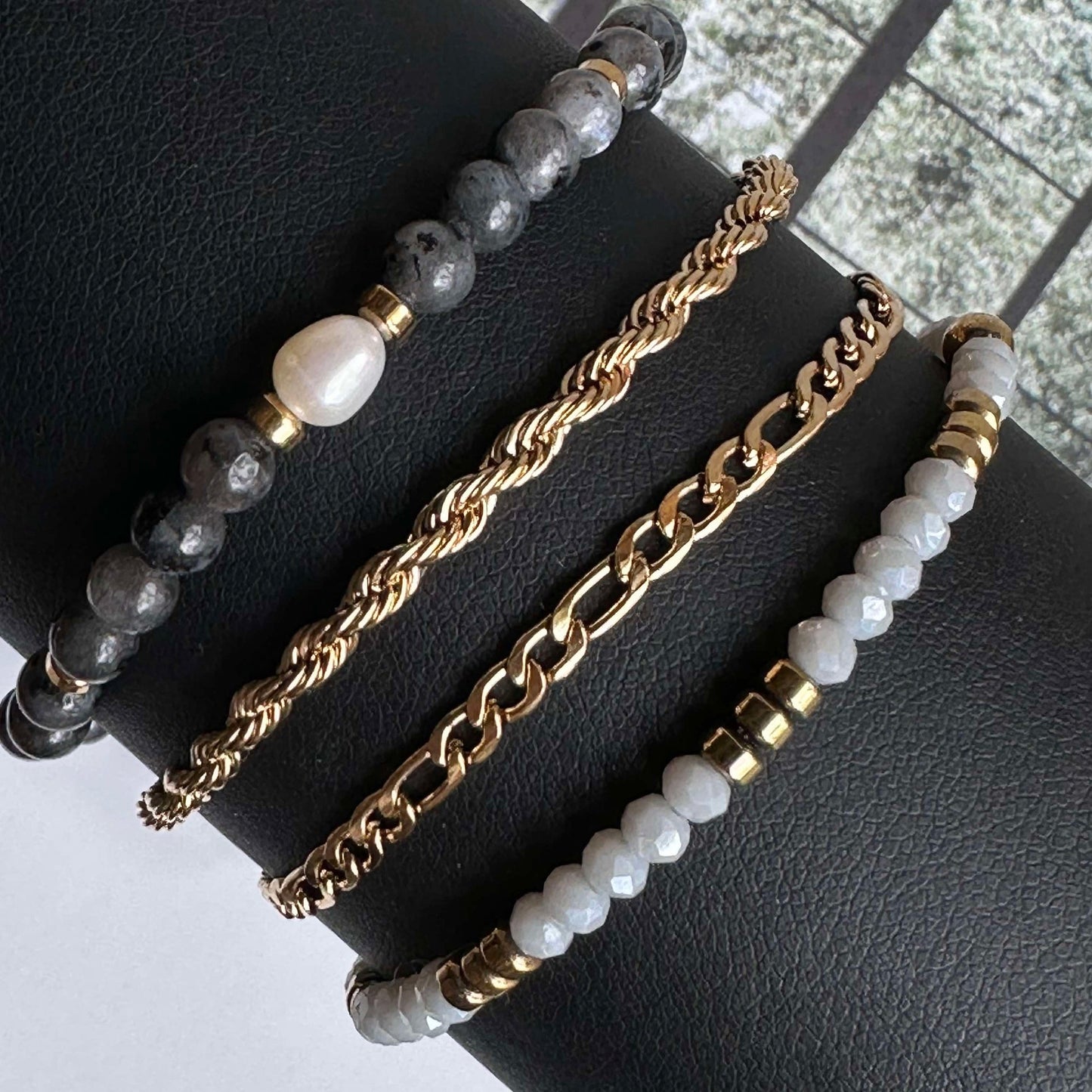 Erika Stone Smykke - Sett med 4