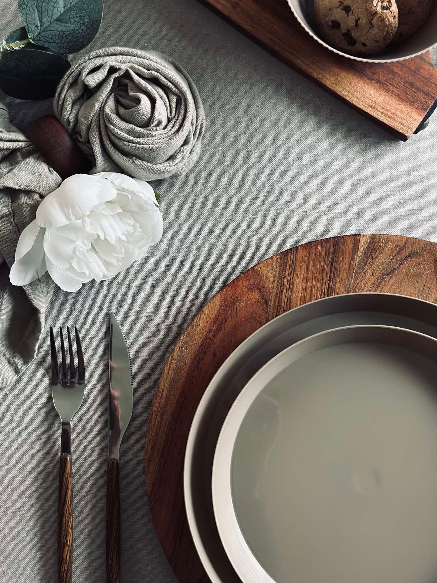 Tallerken Norma 24cm - Mocca 2 stk.