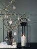 Hengende egg i glass - 3 stk. - Rosa