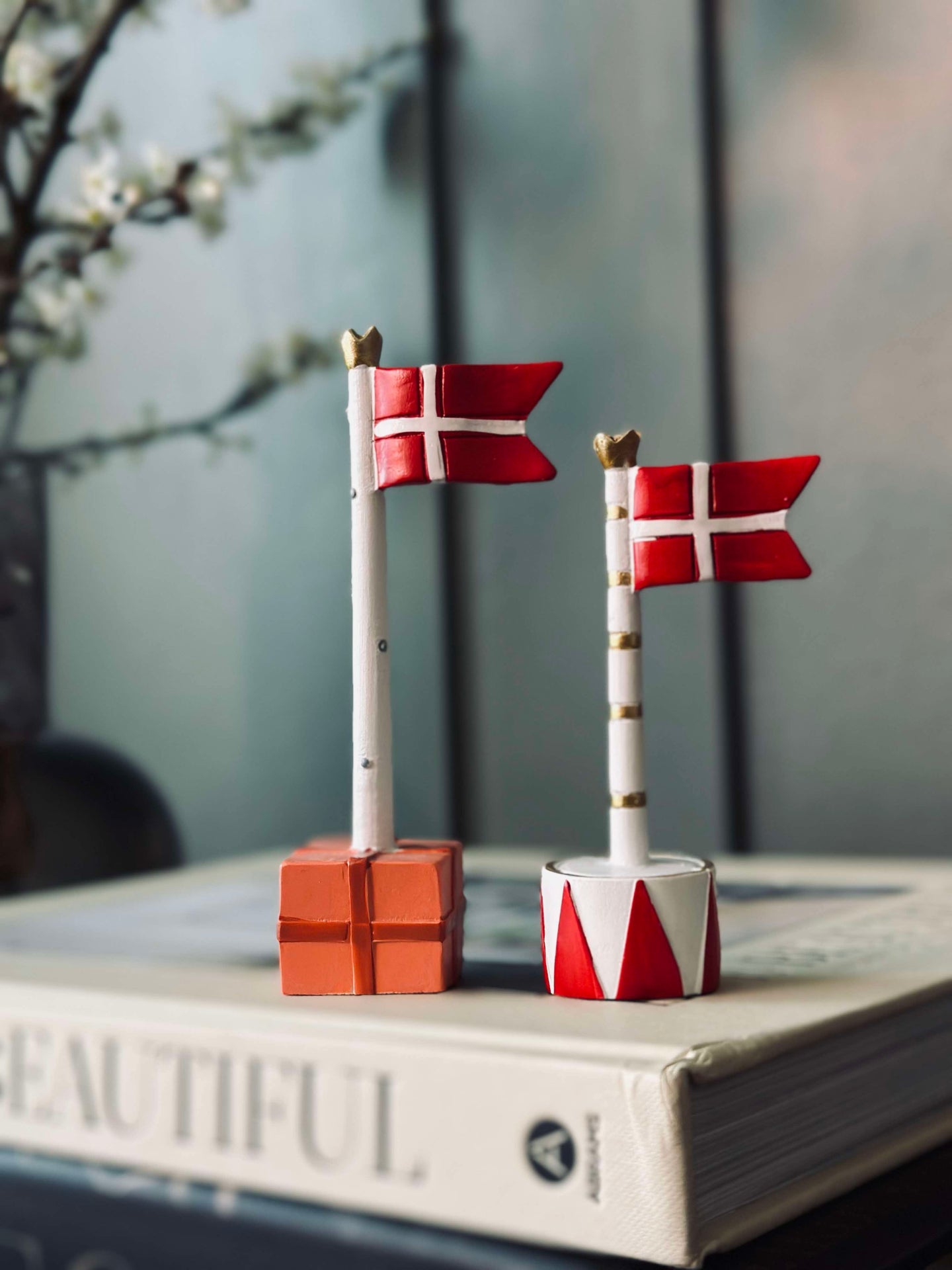 Flagg til bursdag - 2 stk.