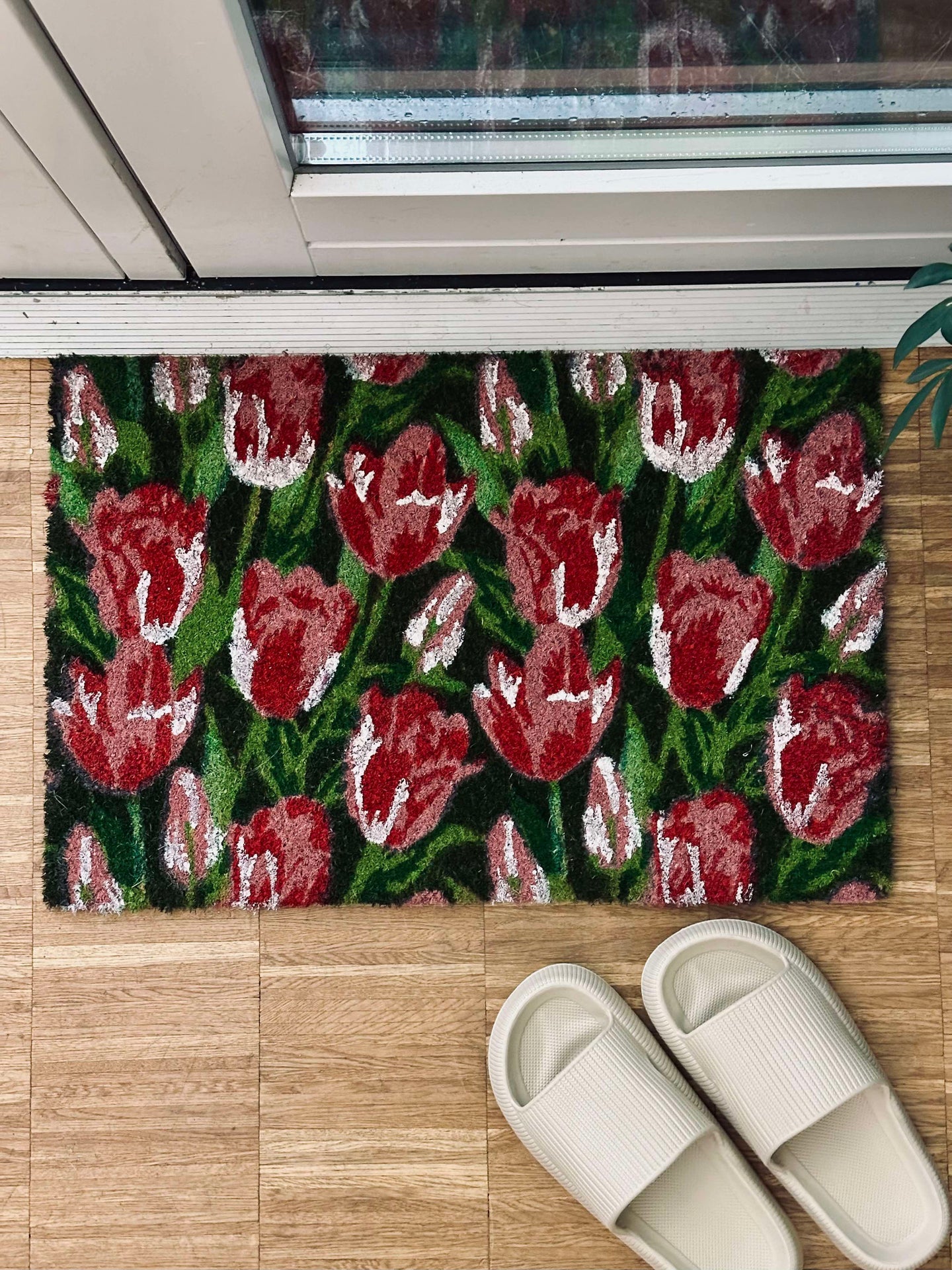 Dørmatte - Tulipan rosa