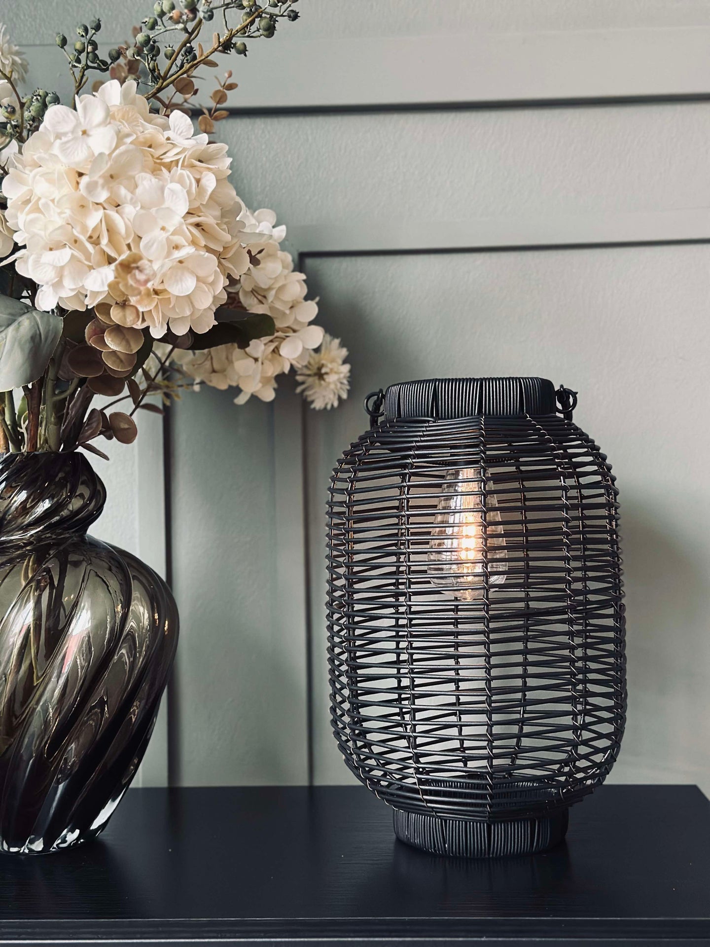 Lanterne Solar Molly Black