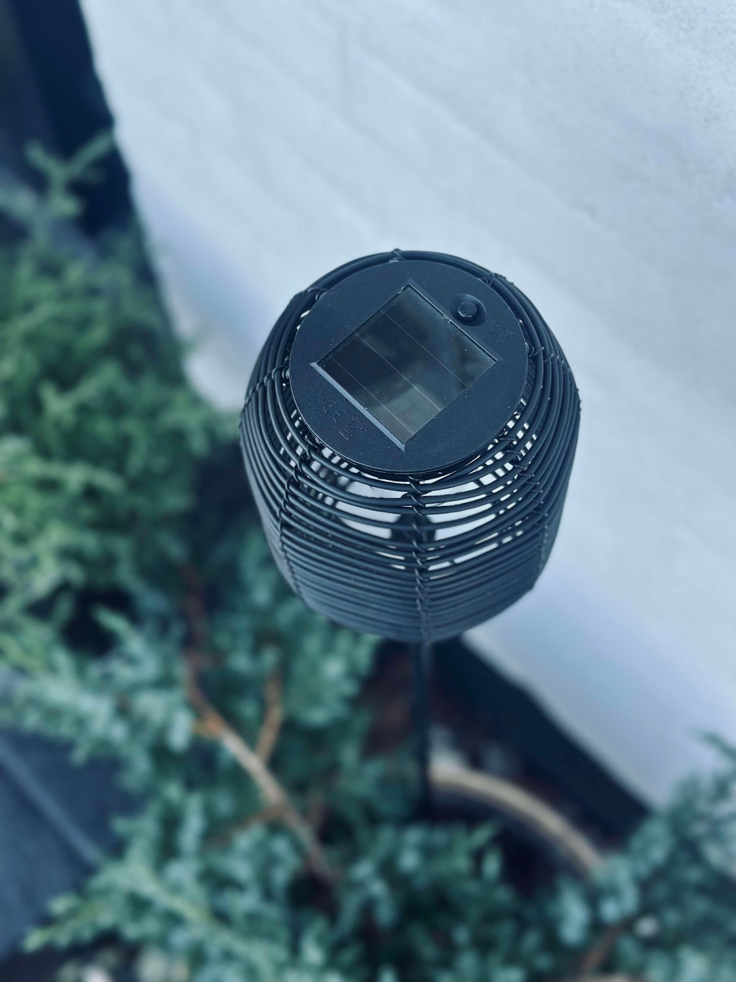 Lykt på spyd Black - Solar