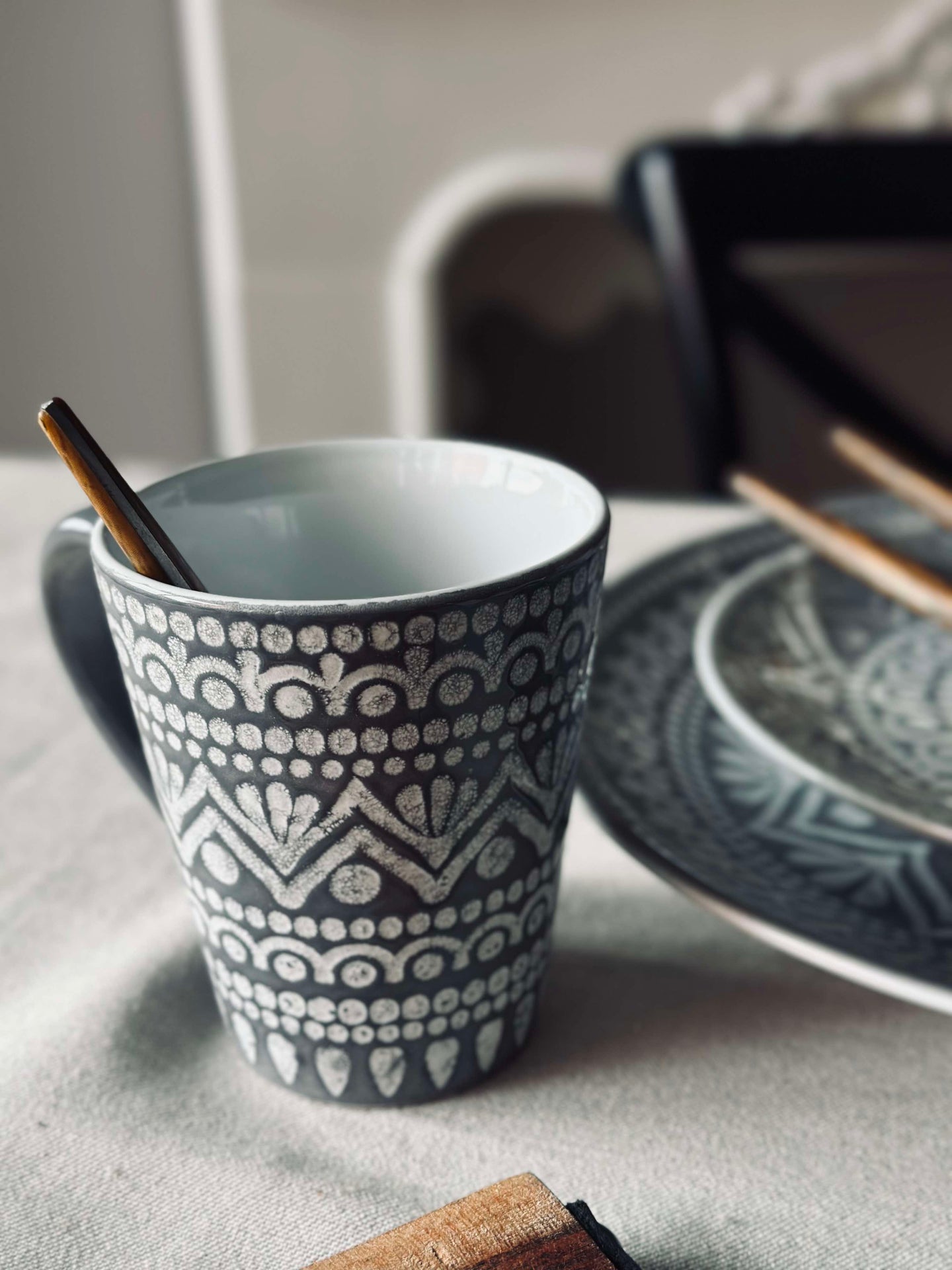 Krus India Stonewear - Grey