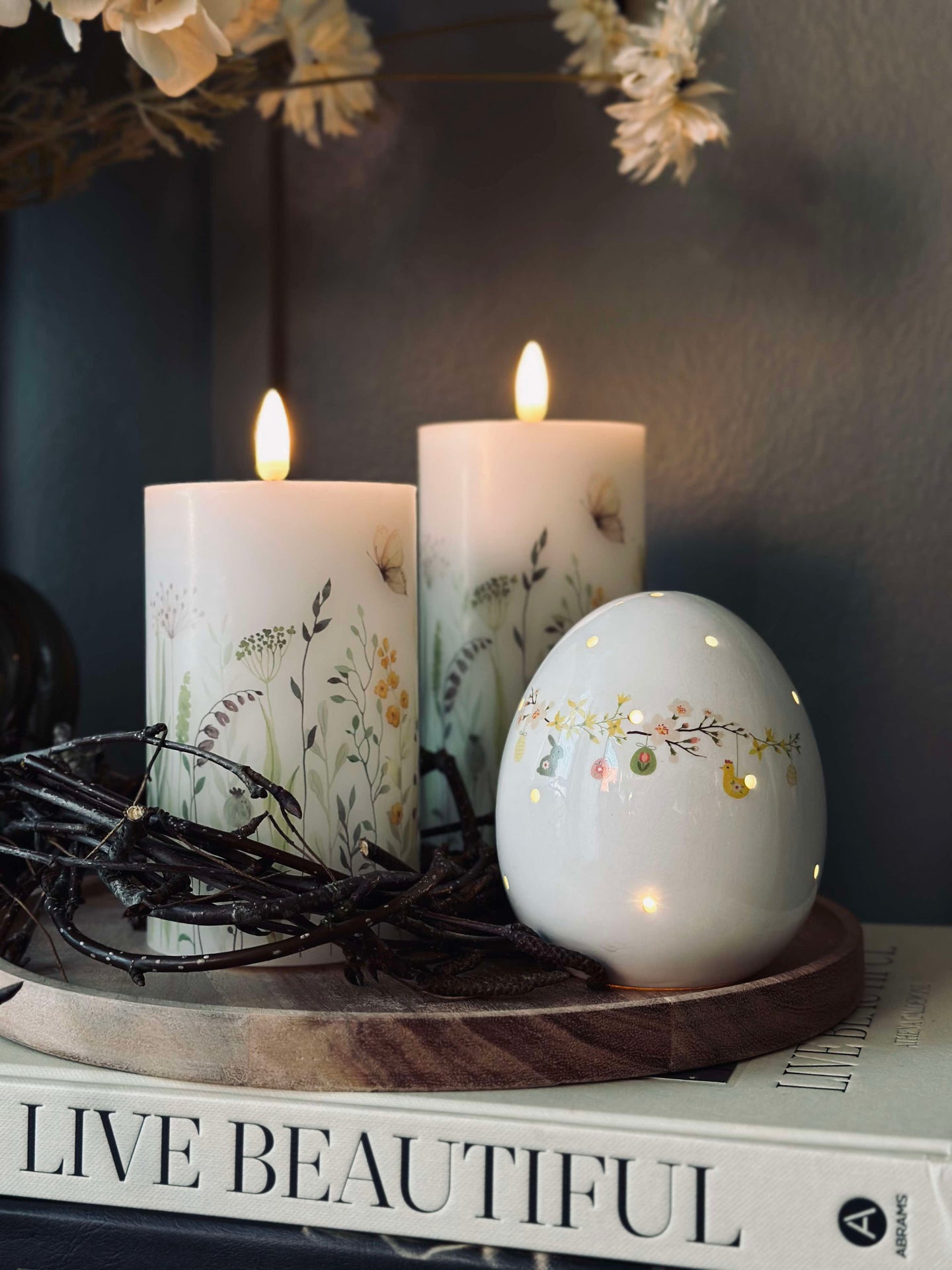 LED Påskeegg - Easter Blossom