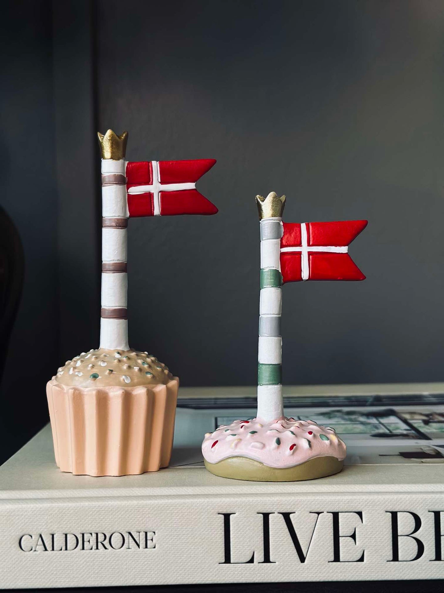 Flagg til bursdag - 2 stk.