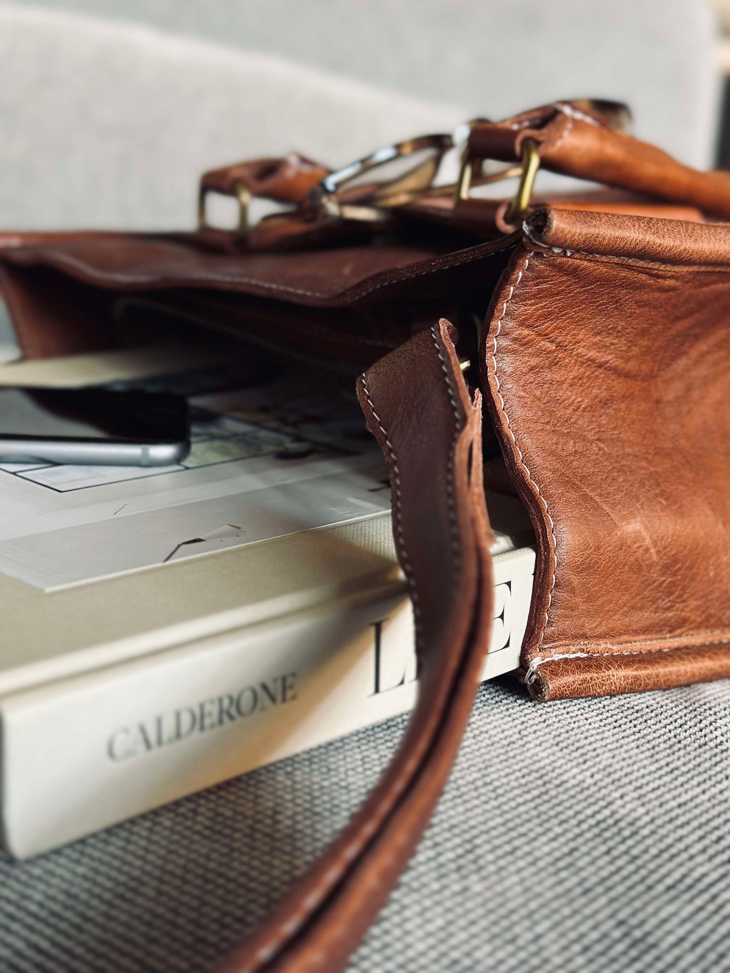Arbeidsveske Halma Walnut