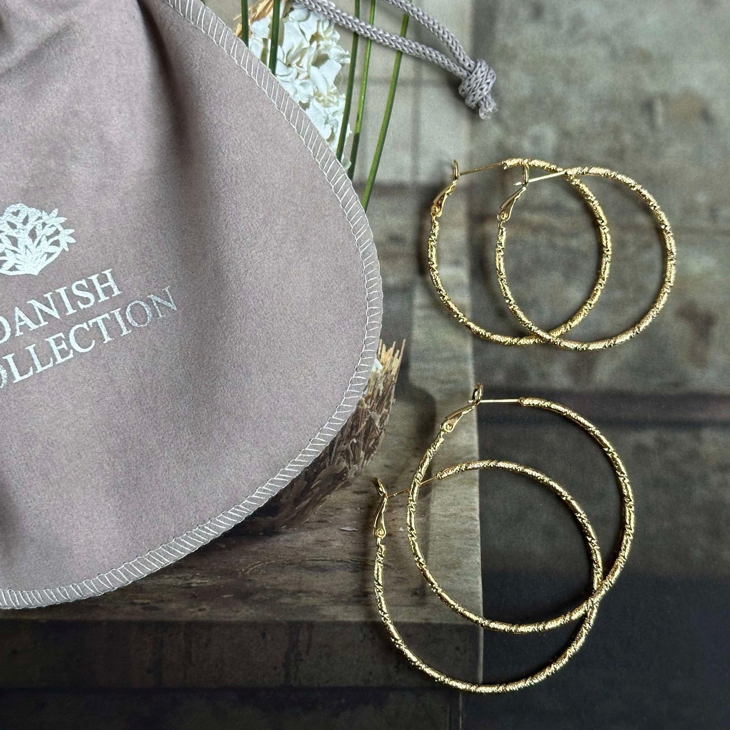 Øreringer ISADORA Hoops 18K forgylt