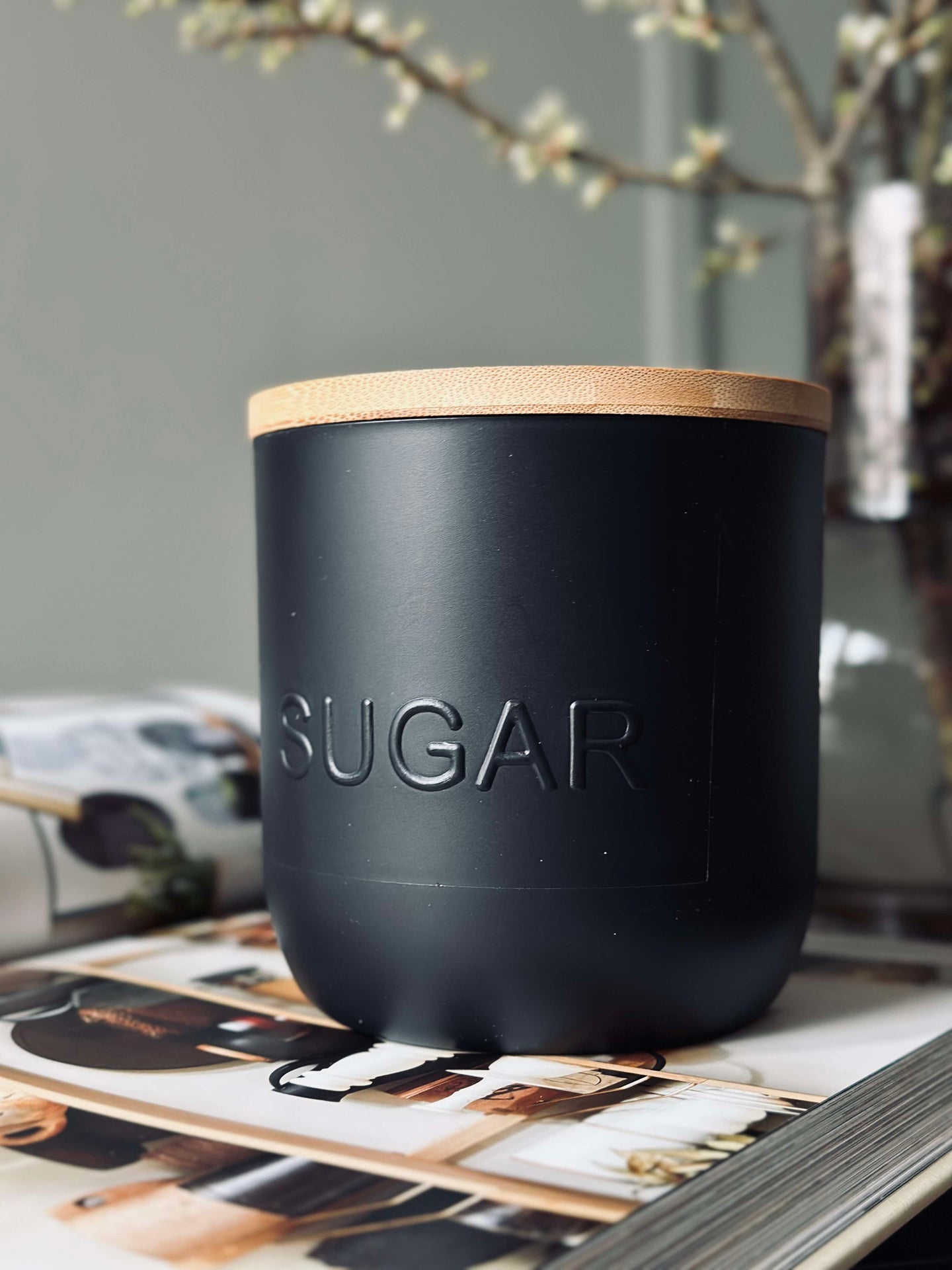 Oppbevaringskrukke med lokk - SUGAR