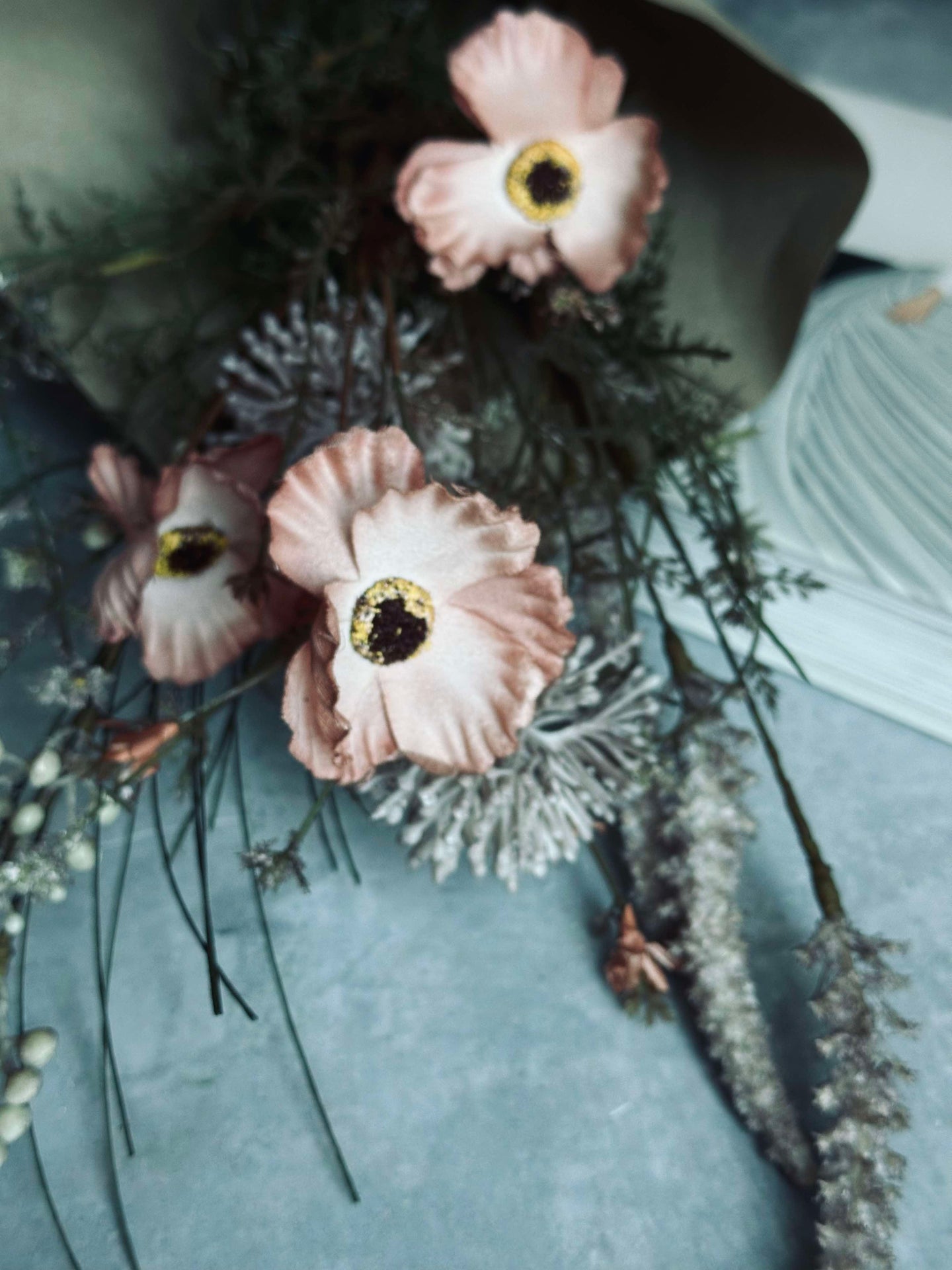 Bukett Rosa / lilla