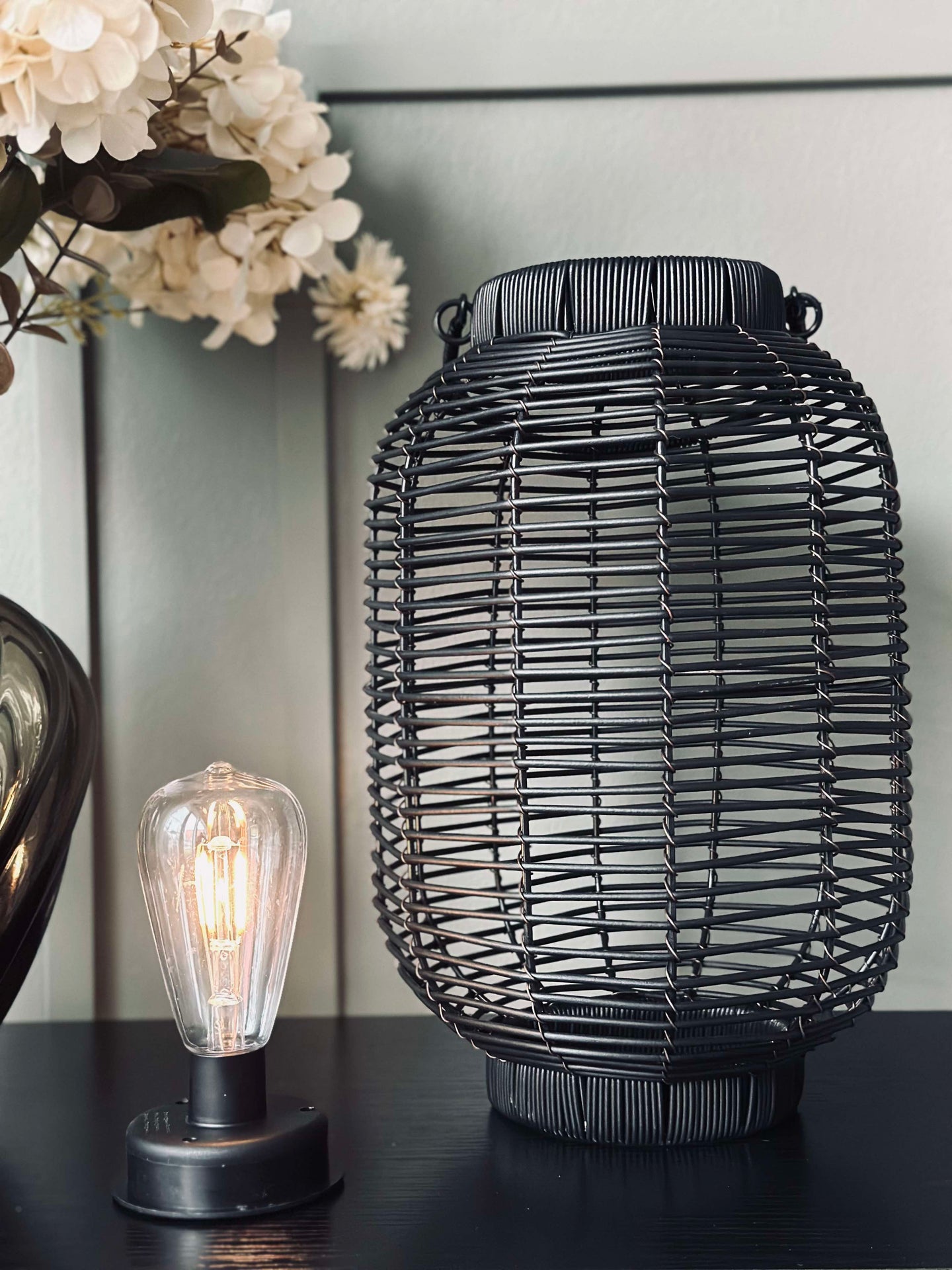 Lanterne Solar Molly Black