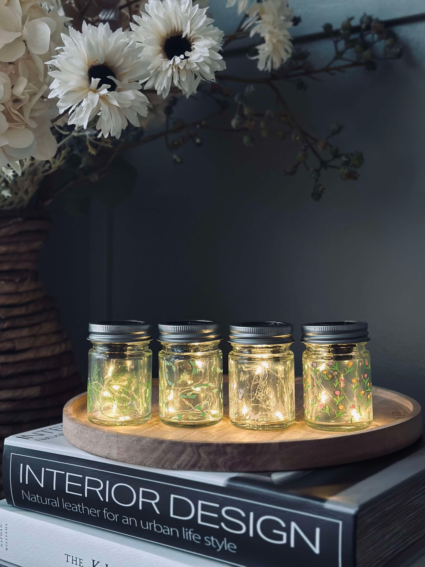 Mini lanterne med solcelle - MIX