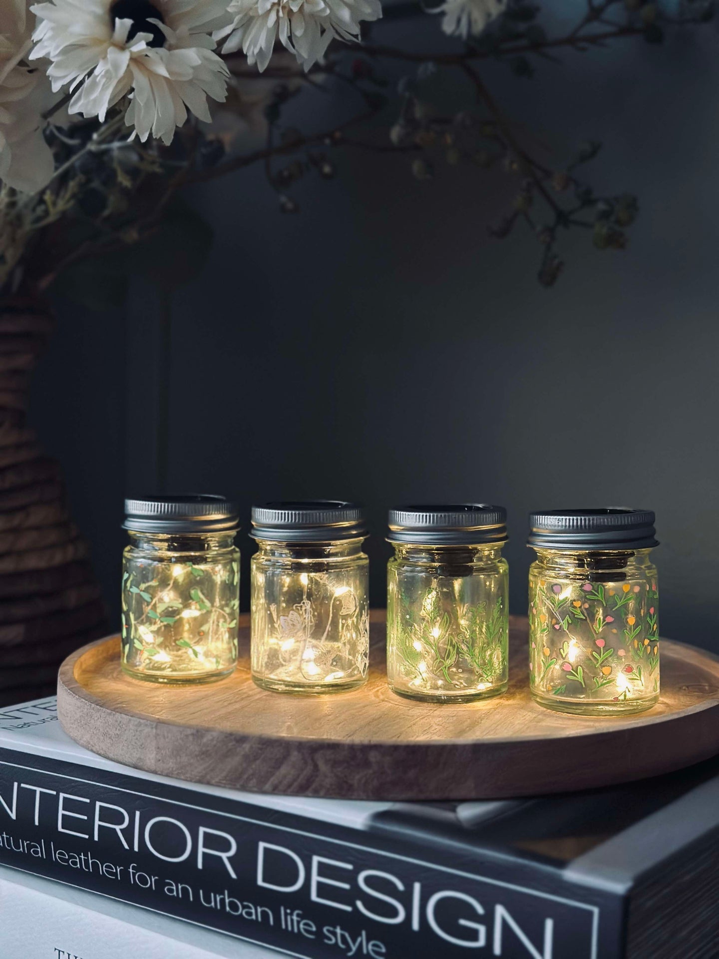 Mini lanterne med solcelle - MIX