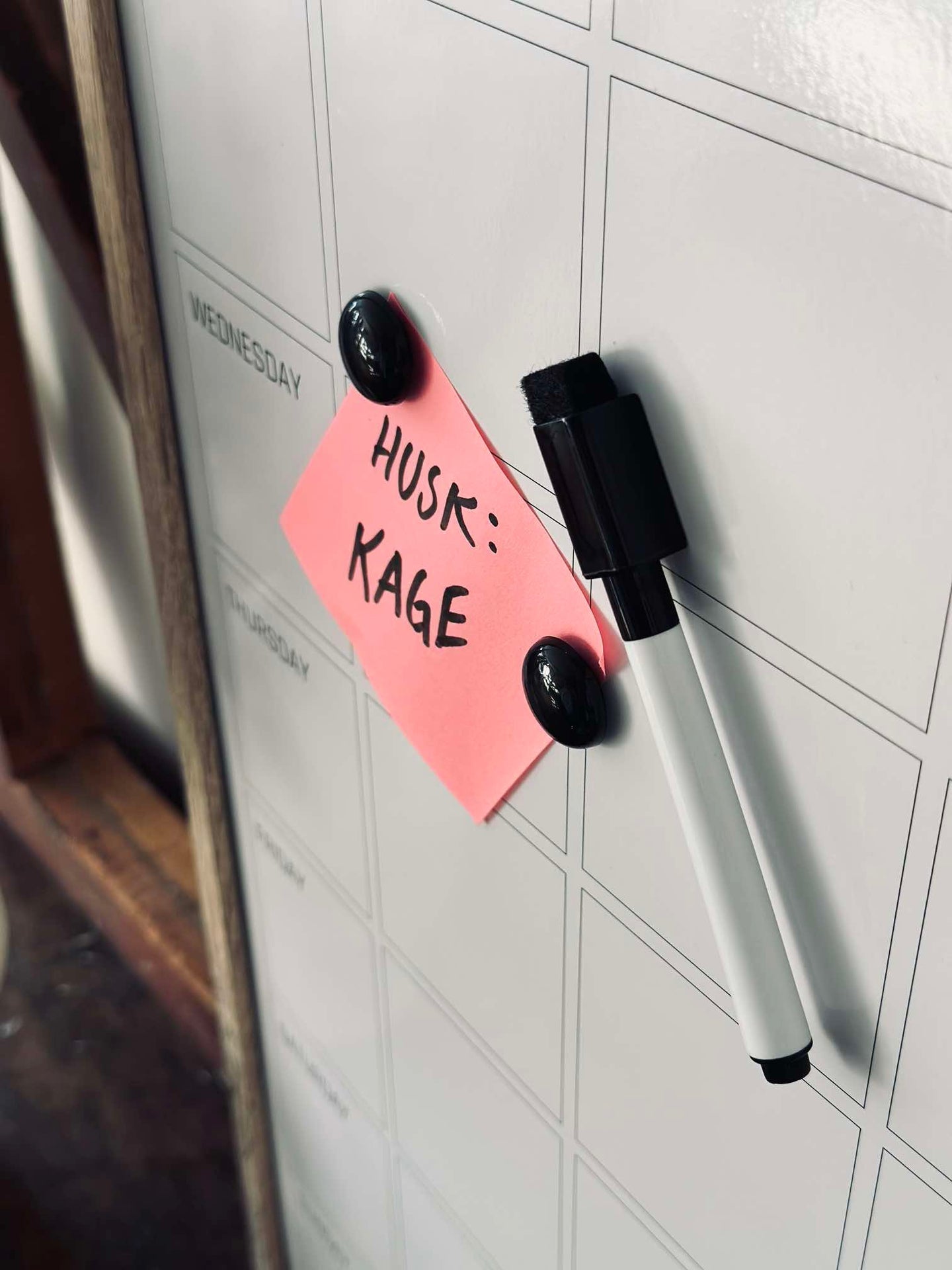 Magnetisk whiteboard - Planner