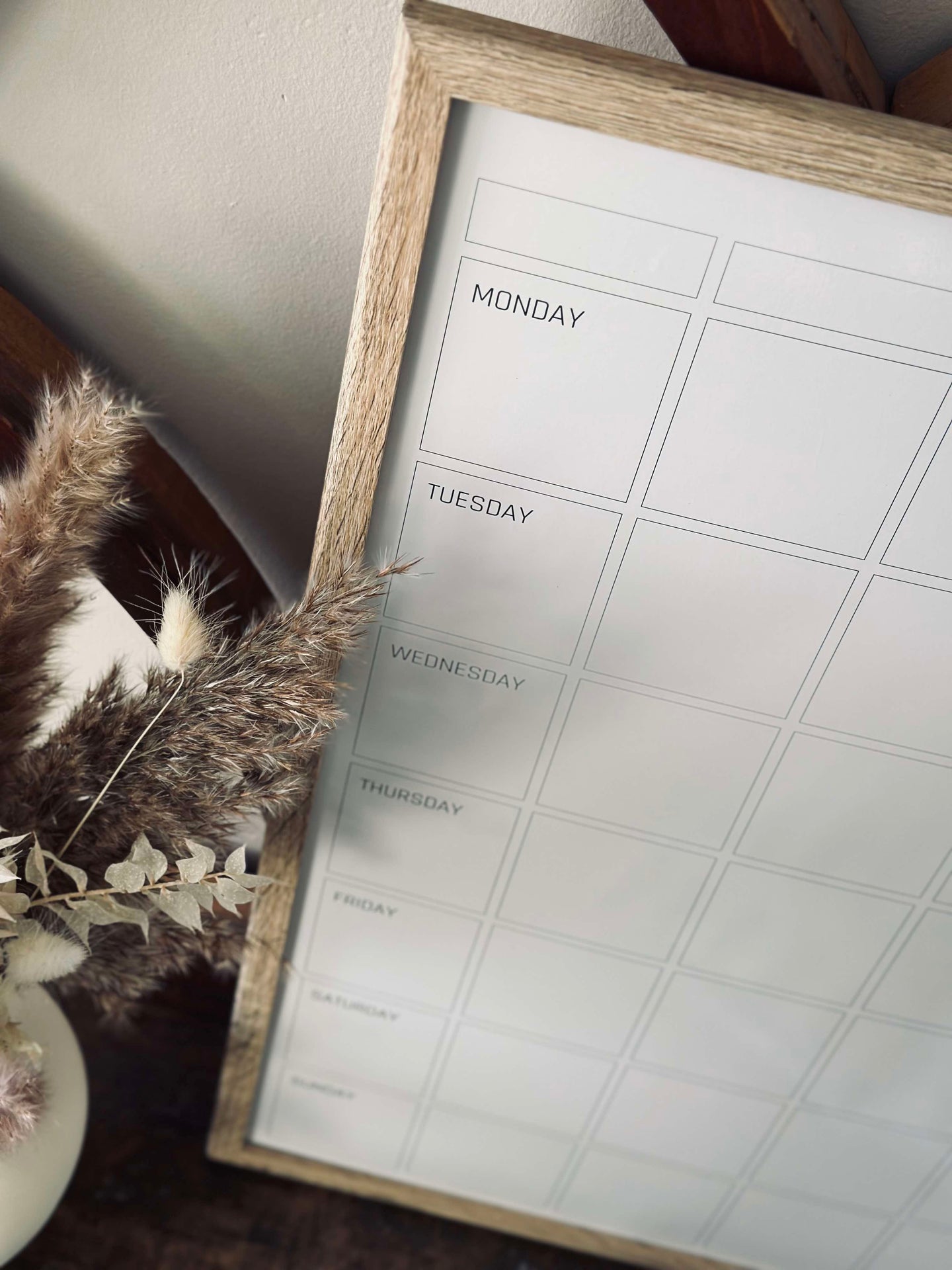 Magnetisk whiteboard - Planner