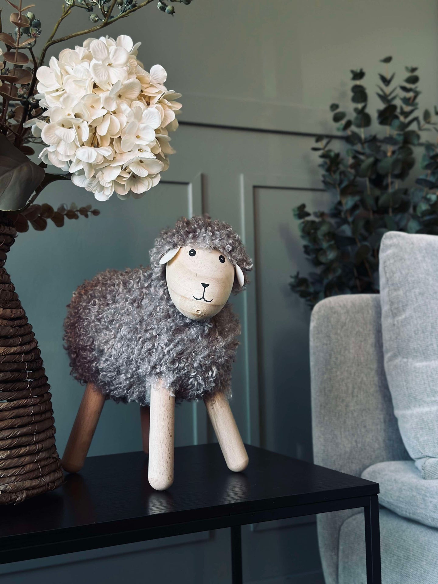 Langhåret sau - Grå XXL