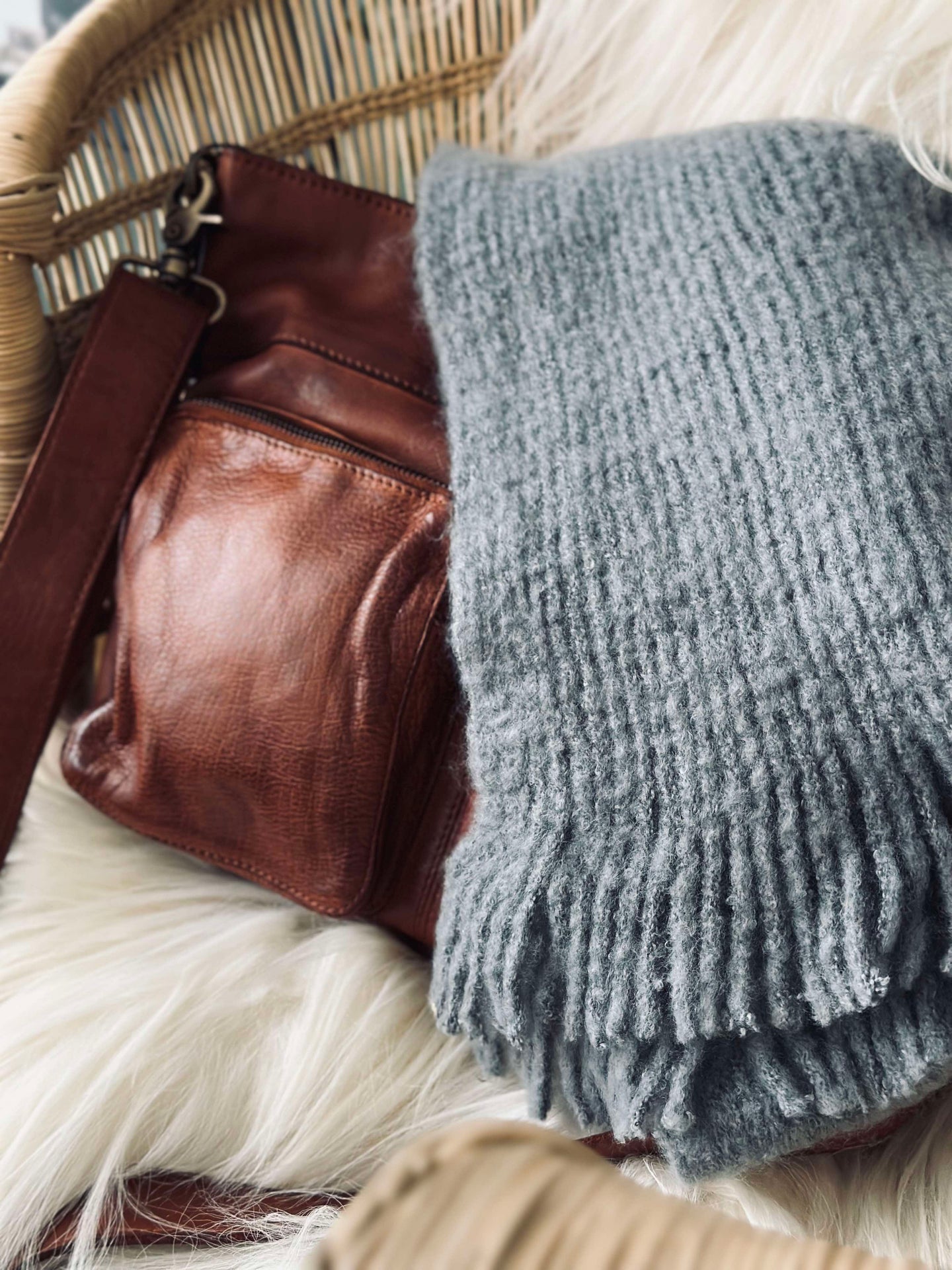 Grått skjerf - Supermykt