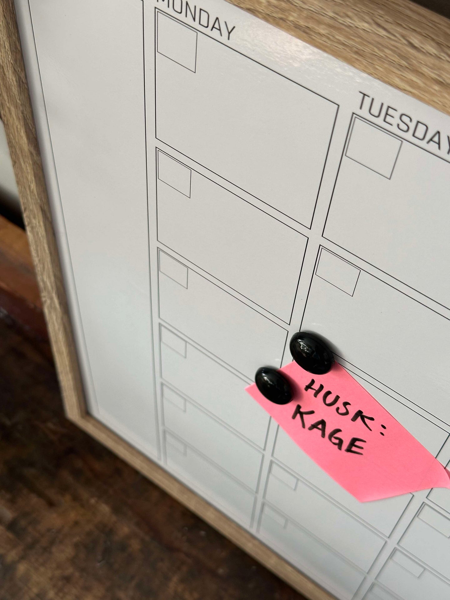 Whiteboard - Månedstavle