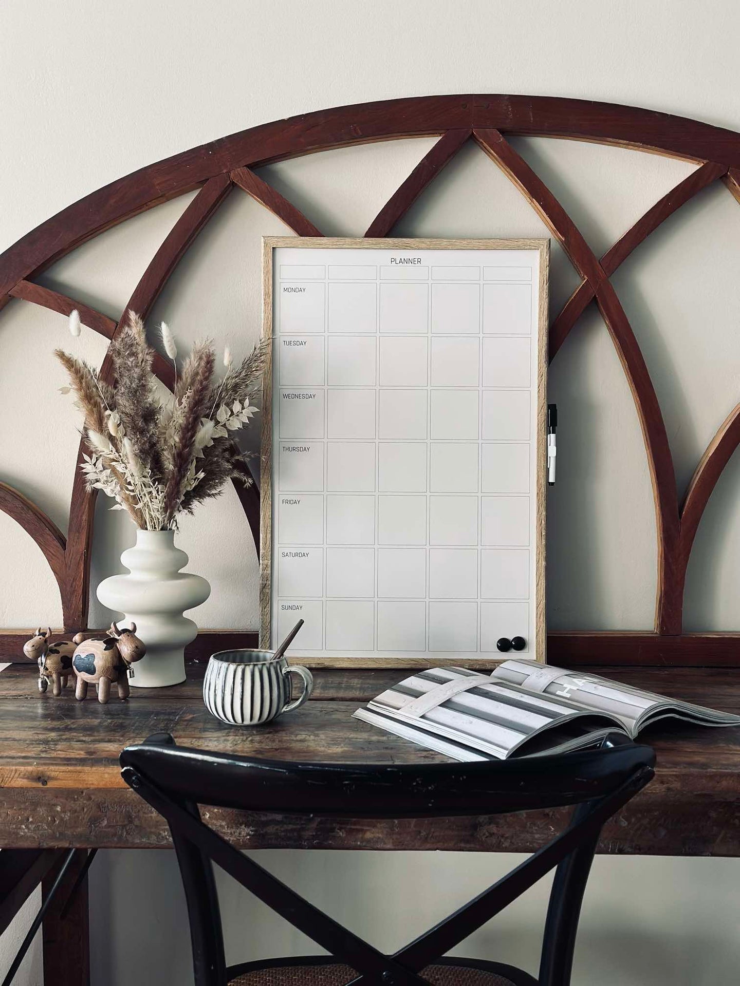 Magnetisk whiteboard - Planner