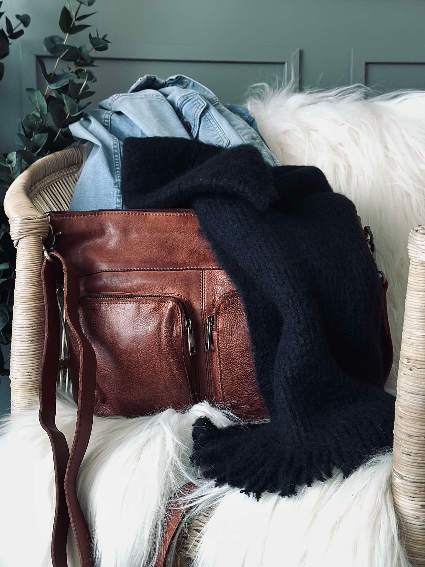 Skjerf black - Super soft