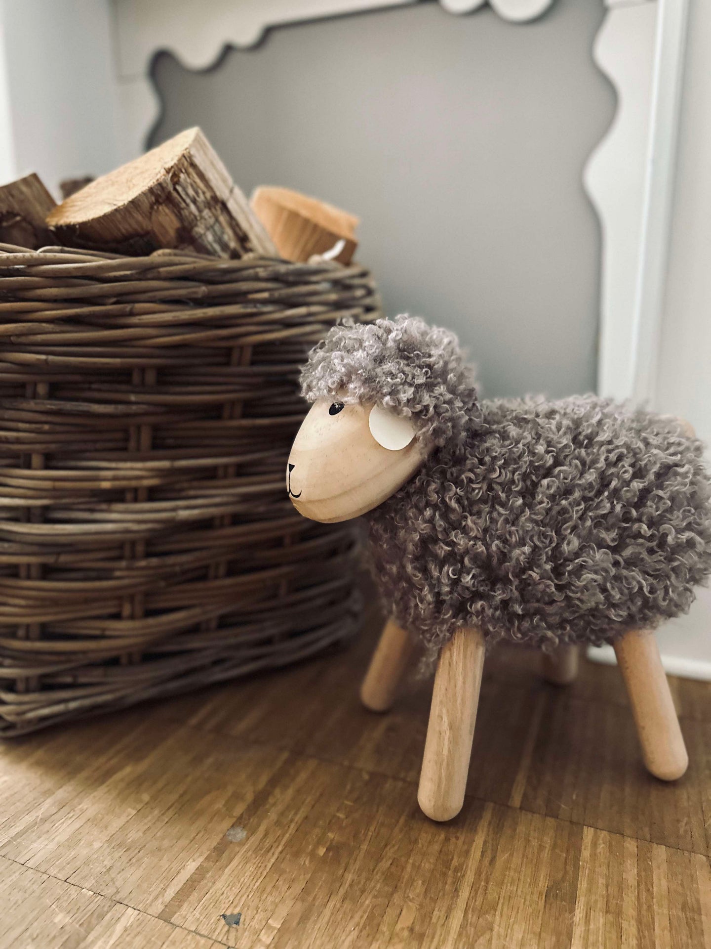 Får med langhåret pels - Grå