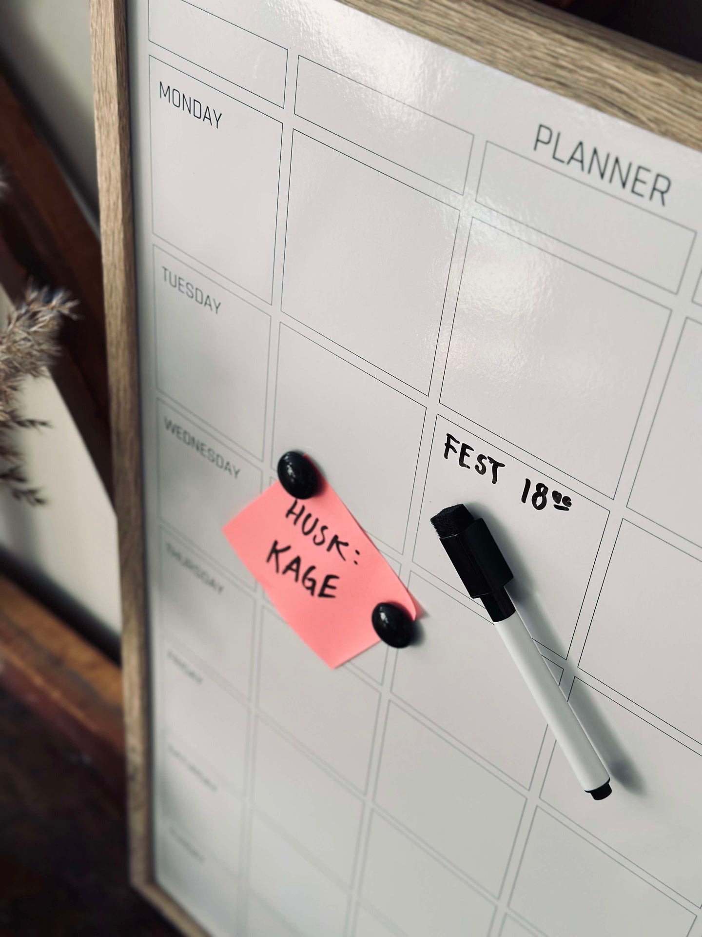 Magnetisk whiteboard - Planner