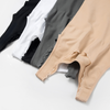 Seamless-topp m. blonderkant - Svart