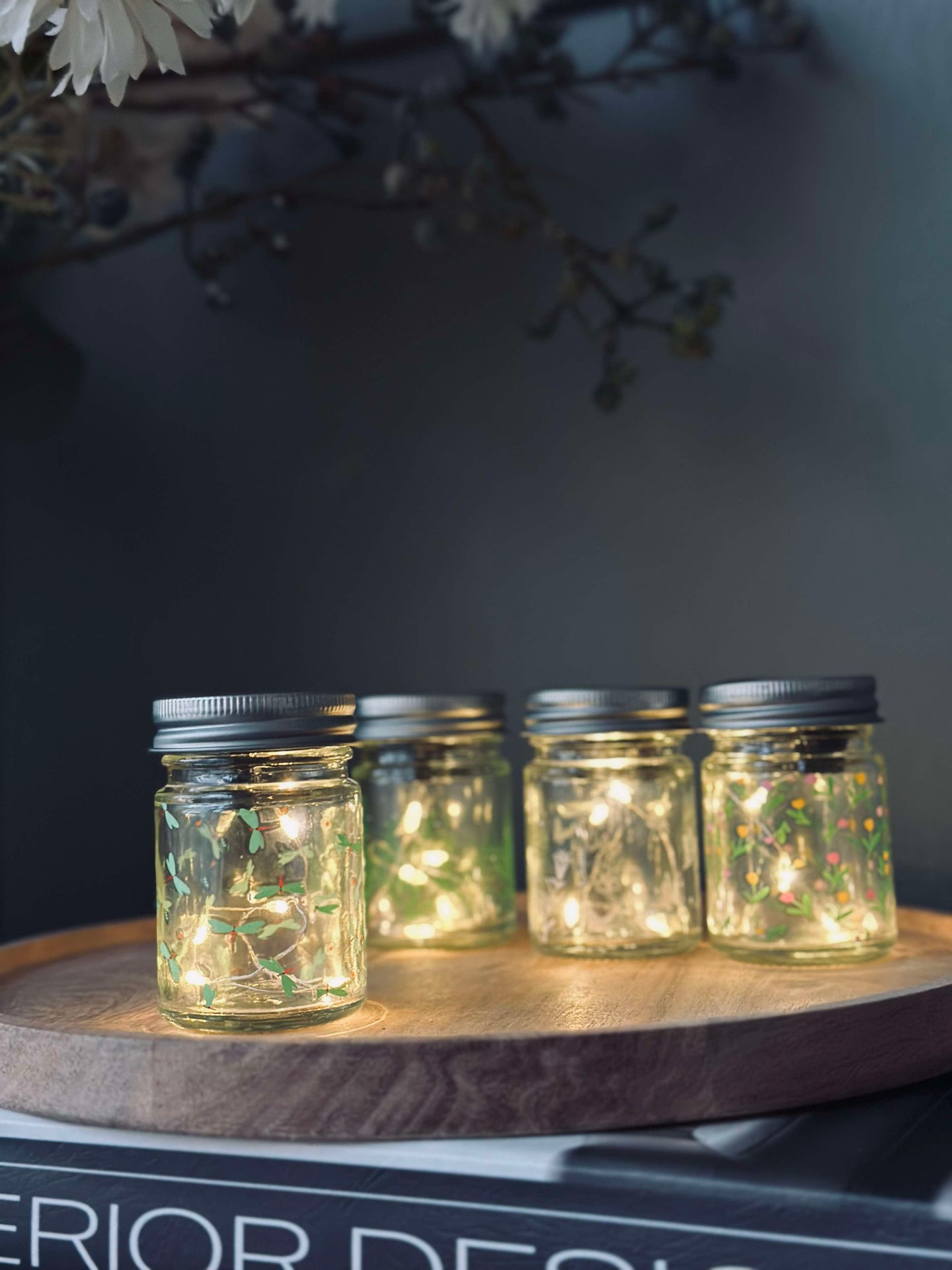 Mini lanterne med solcelle - MIX