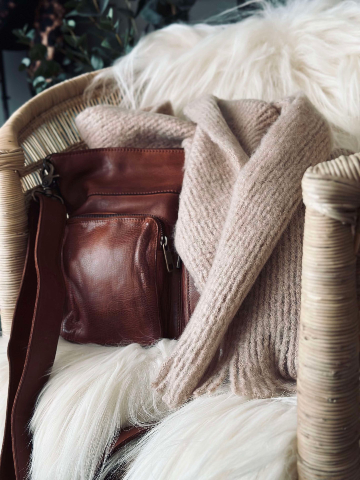 Skjerf mocca - Super soft