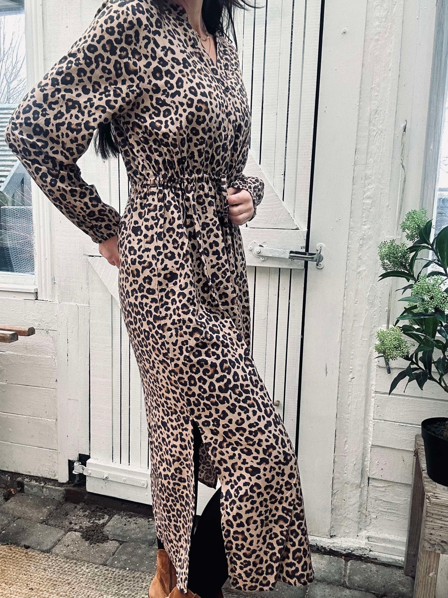 Kjole Lina Leopard