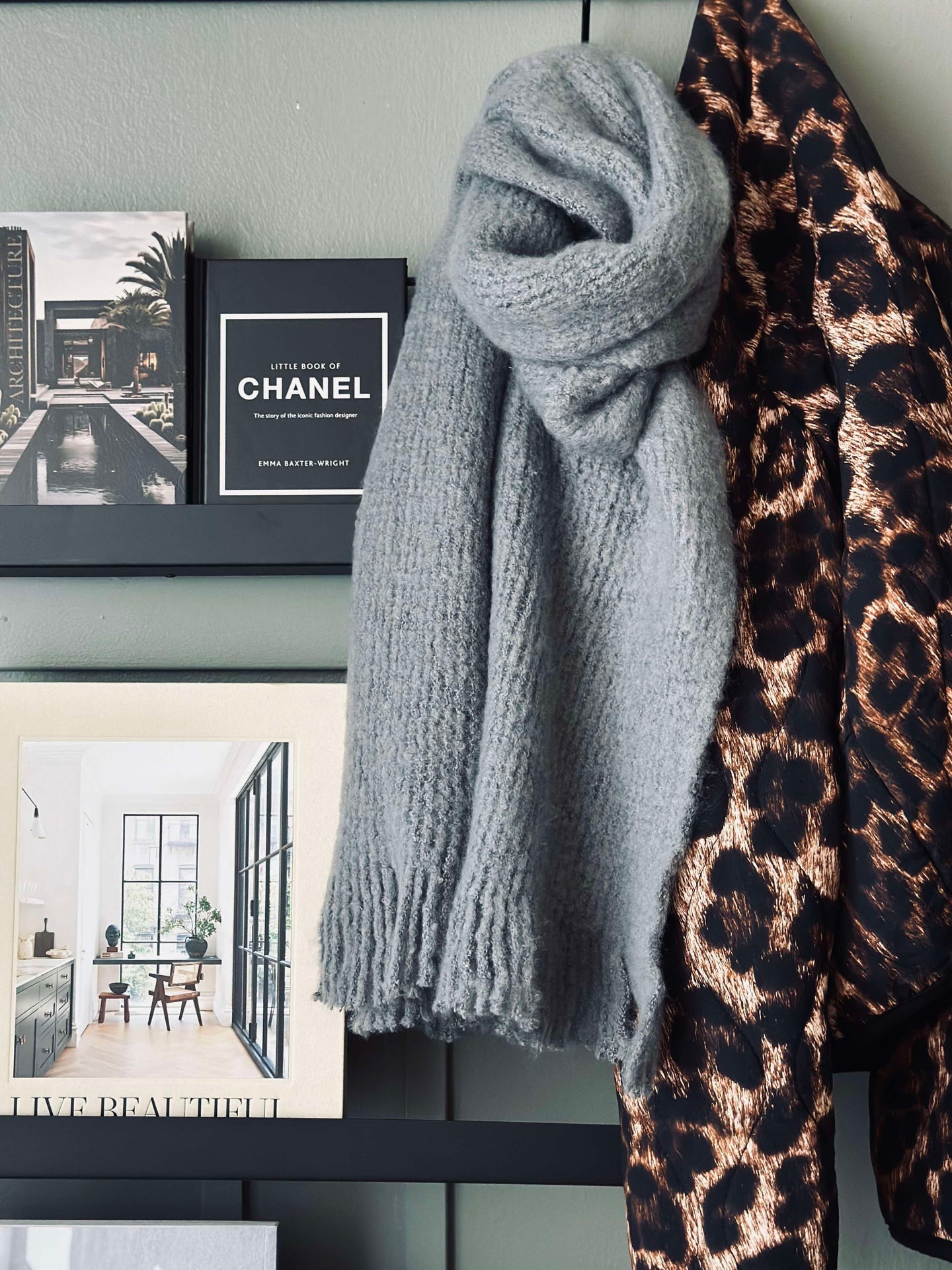 Grått skjerf - Supermykt