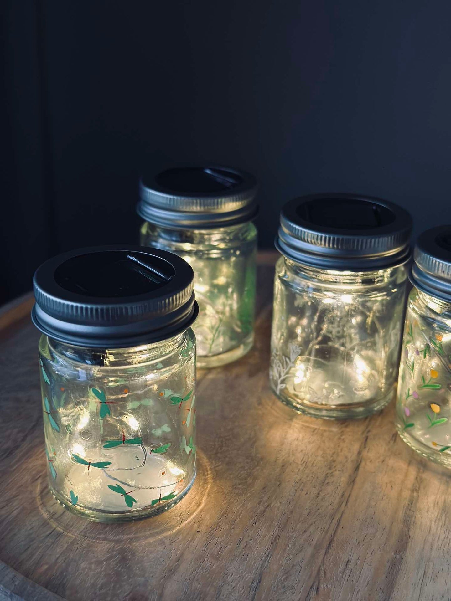 Mini lanterne med solcelle - MIX