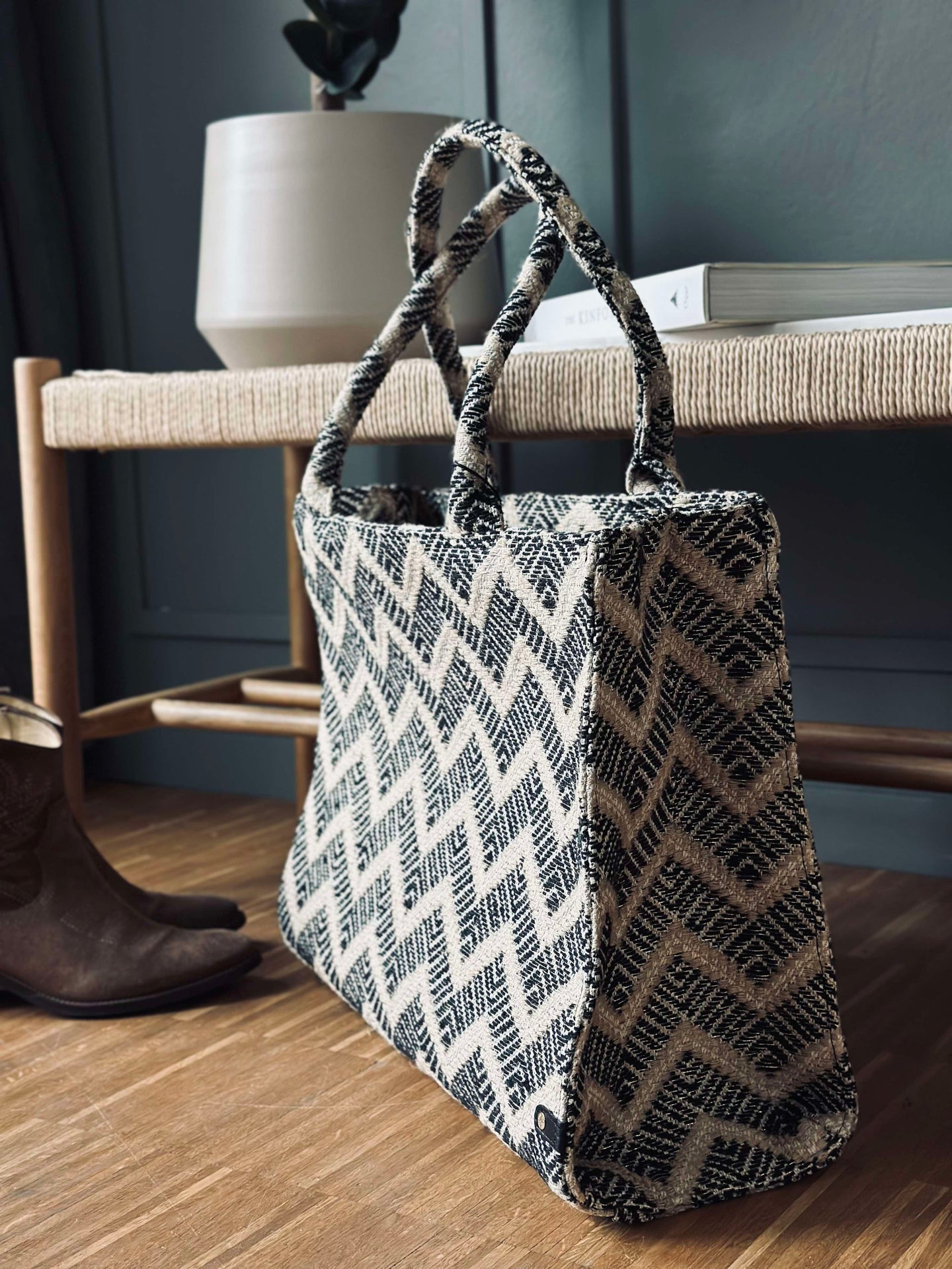 Shopper Julia - Svart / Gull