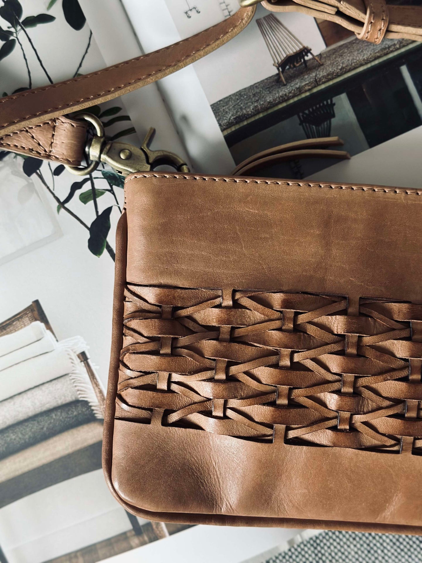 Clutch Lux Håndlaget - Kamel