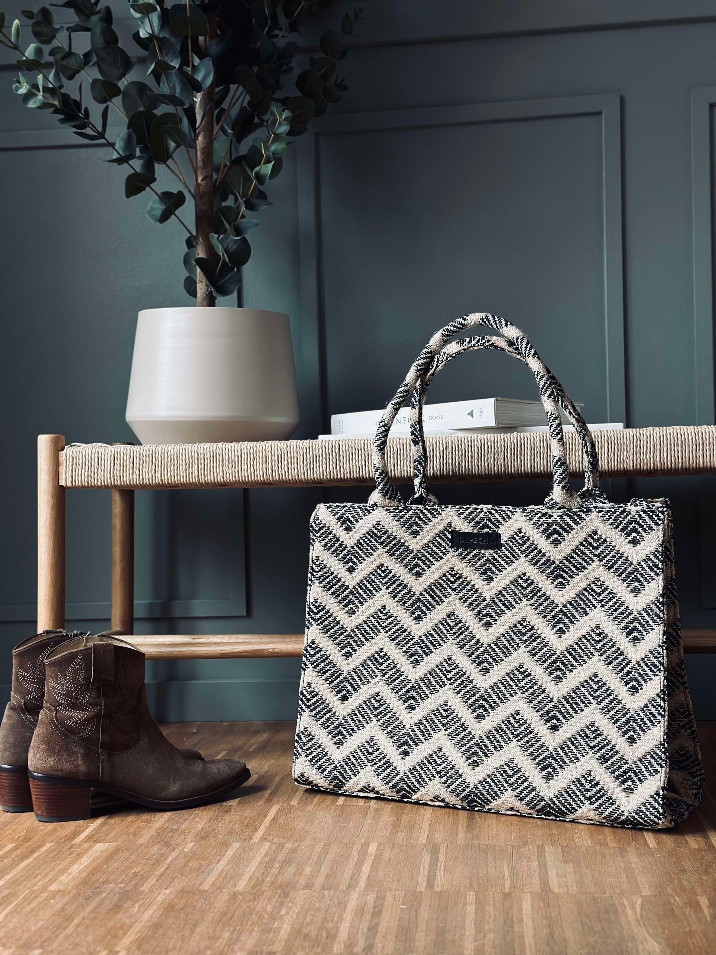Shopper Julia - Svart / Gull